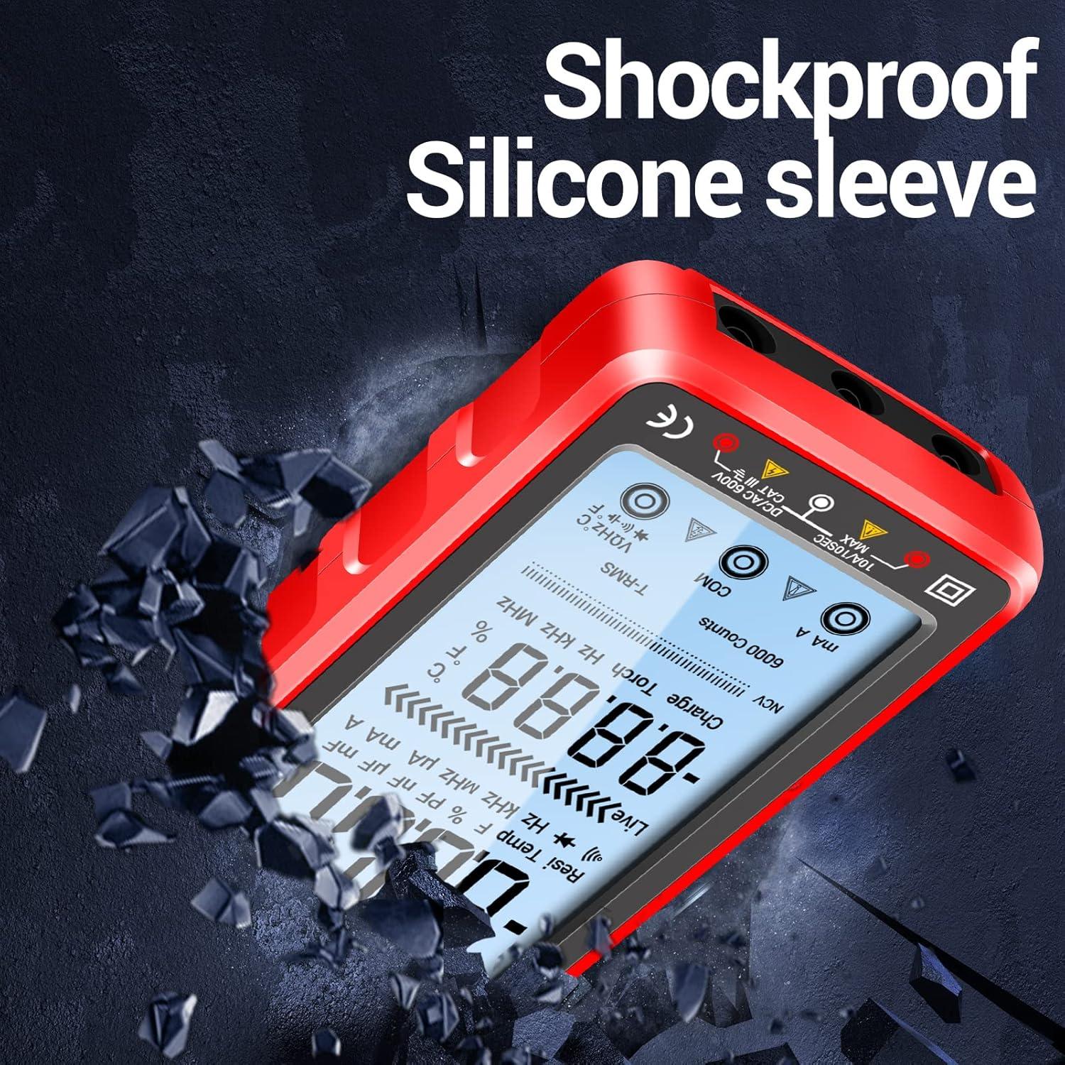 Multímetro Digital ANENG 681 TRMS 6000 Cuentas Recargable