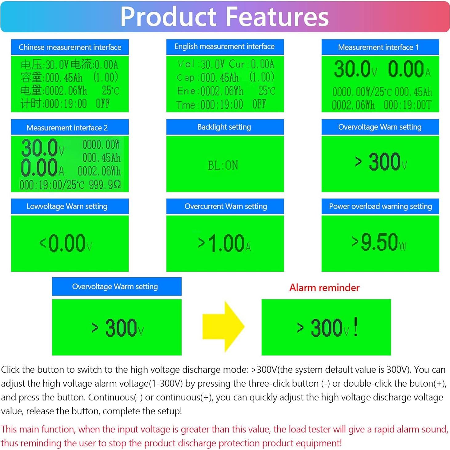 Tester de Carga USB MakerHawk H1168EJ - 150W 200V 20A