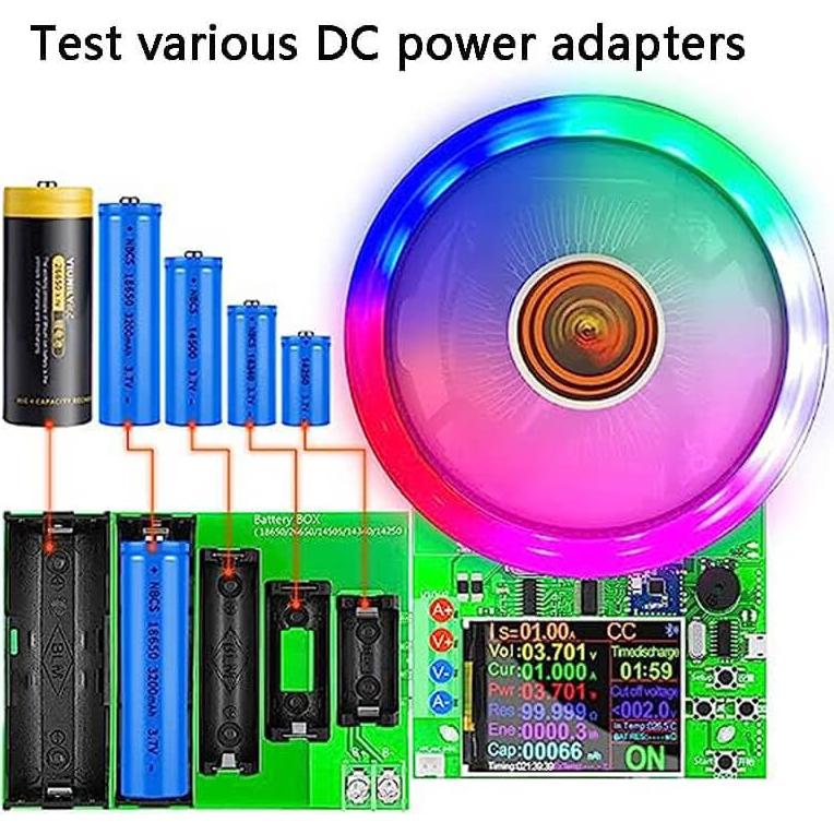 Probador de Carga Electrónica DC Savildo JI1-SBD-TMR035 180W