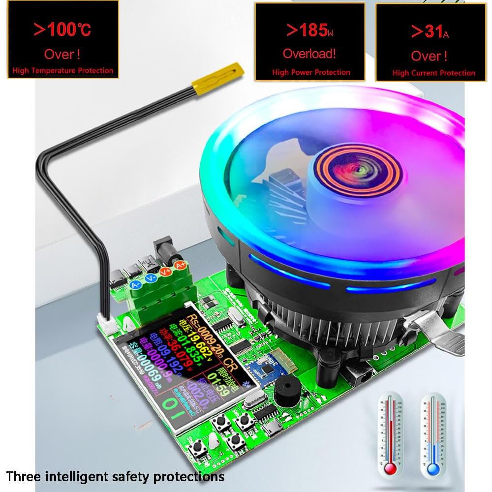Probador de Carga Electrónica DC Savildo JI1-SBD-TMR035 180W
