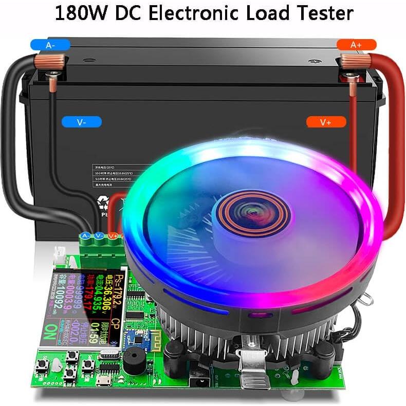 Probador de Carga Electrónica DC Savildo JI1-SBD-TMR035 180W