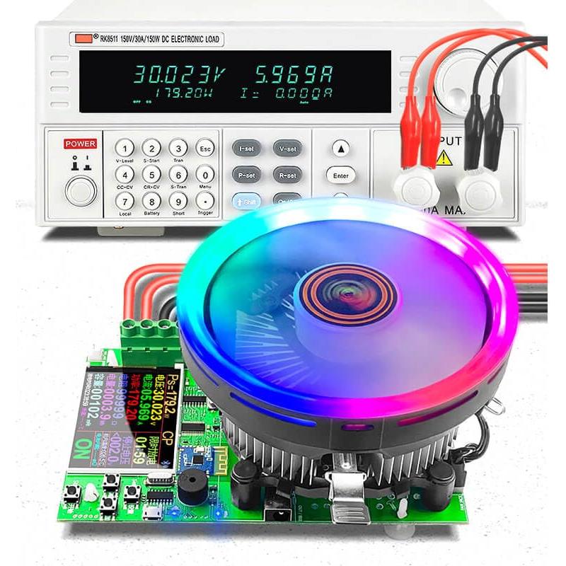 Probador de Carga Electrónica DC Savildo JI1-SBD-TMR035 180W