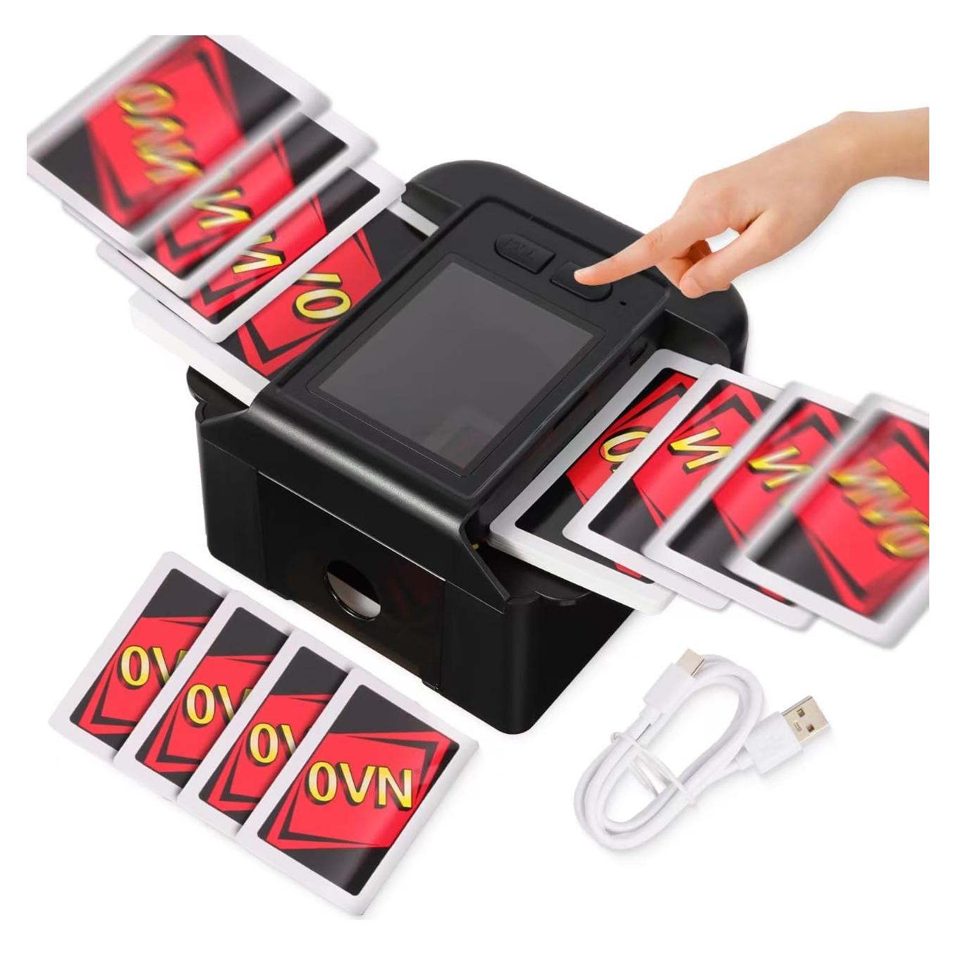 Barajador Automático Recargable USB-C Lxjmcwio para 2 Barajas