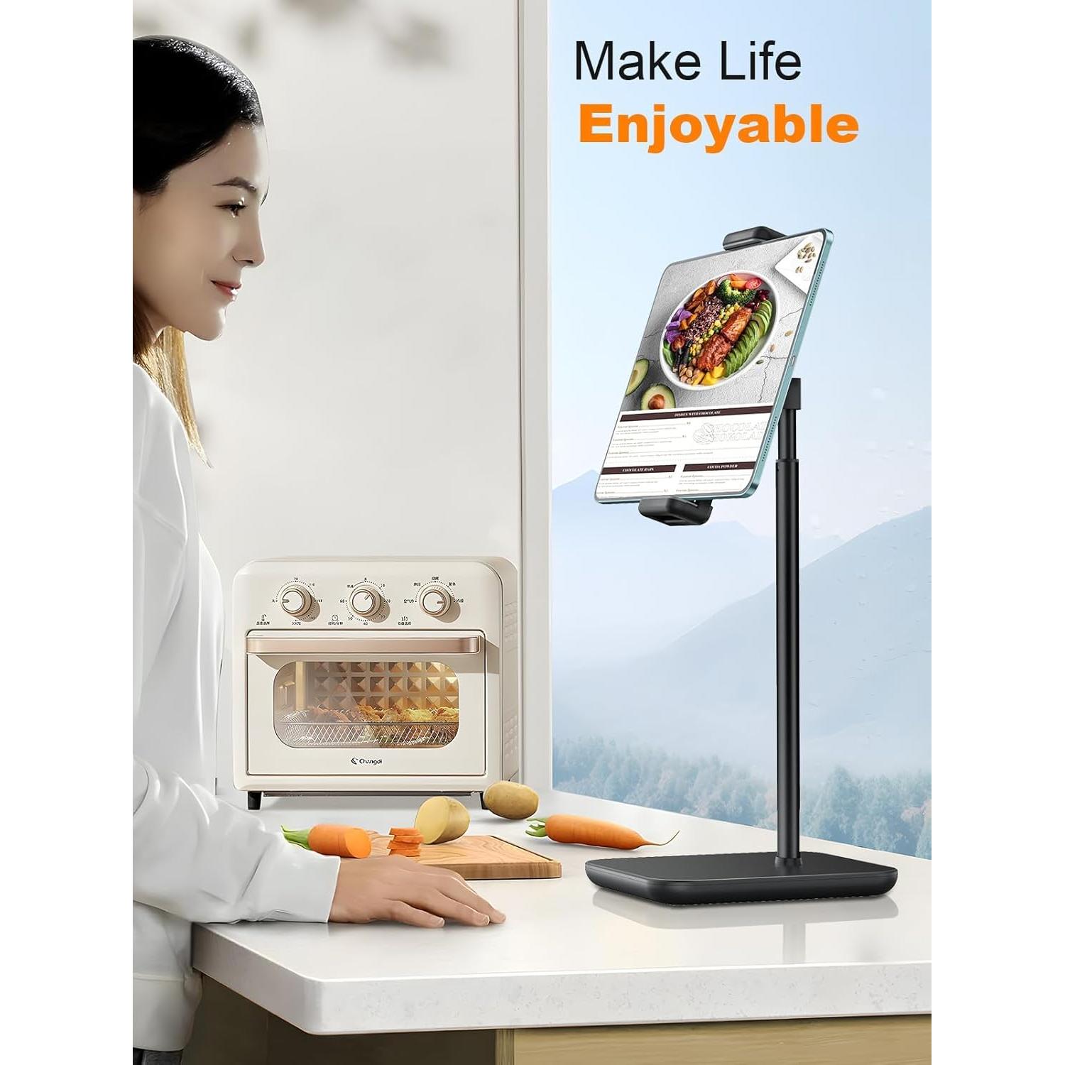 Soporte Ajustable para iPad Tounee AS029 53 cm Negro