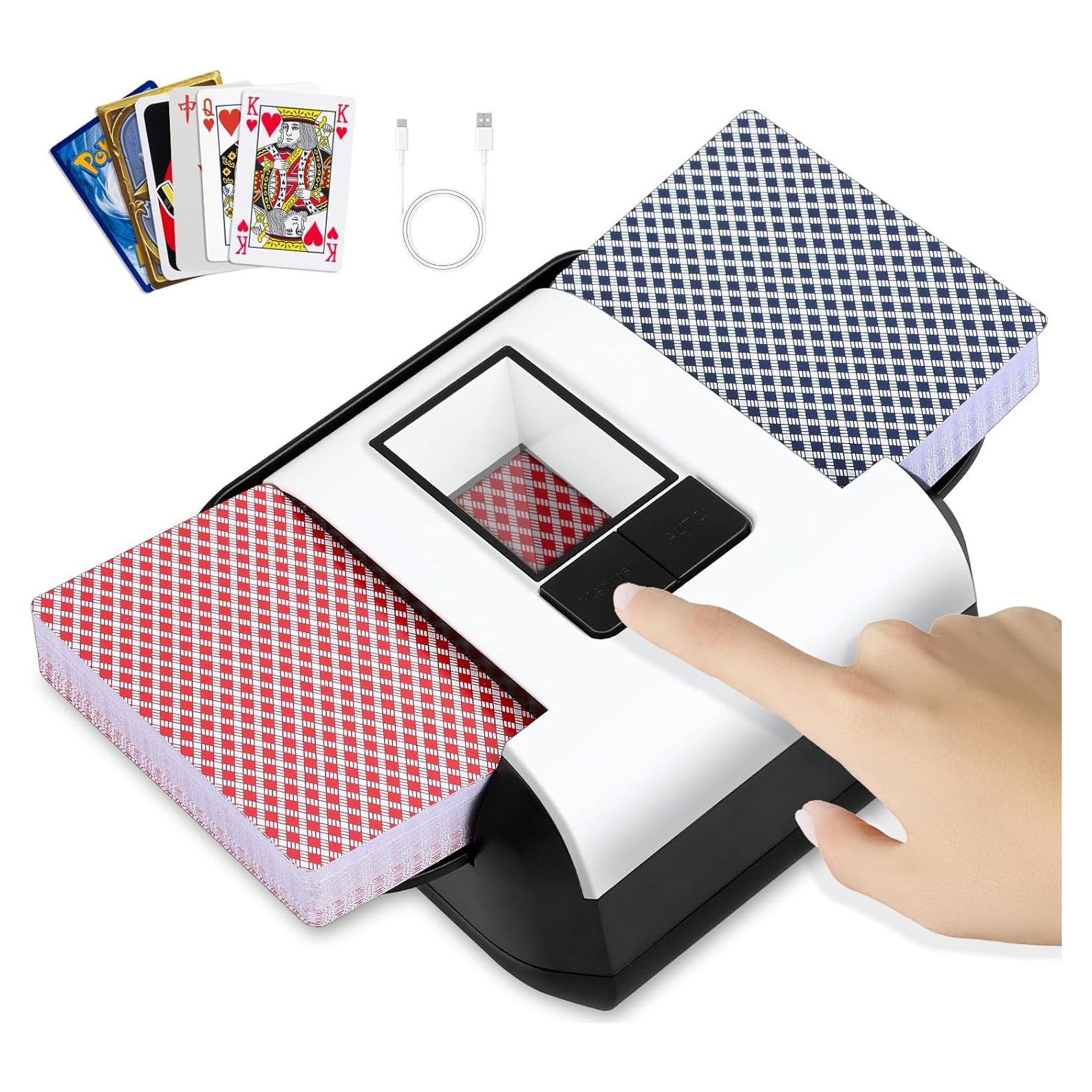 Barajador Automático de Cartas L.DROPLET Recargable 1-2 Barajas