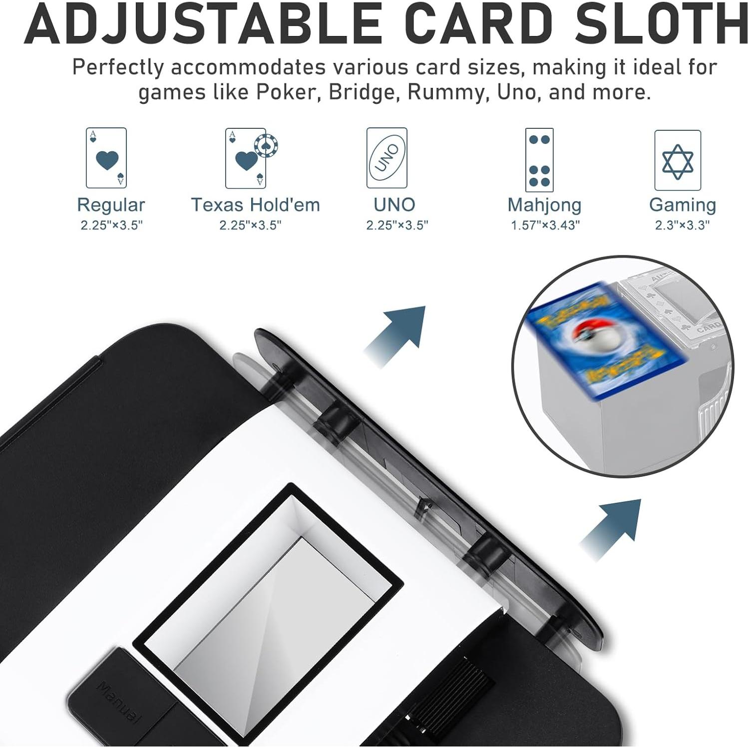 Barajador Automático de Cartas L.DROPLET Recargable 1-2 Barajas