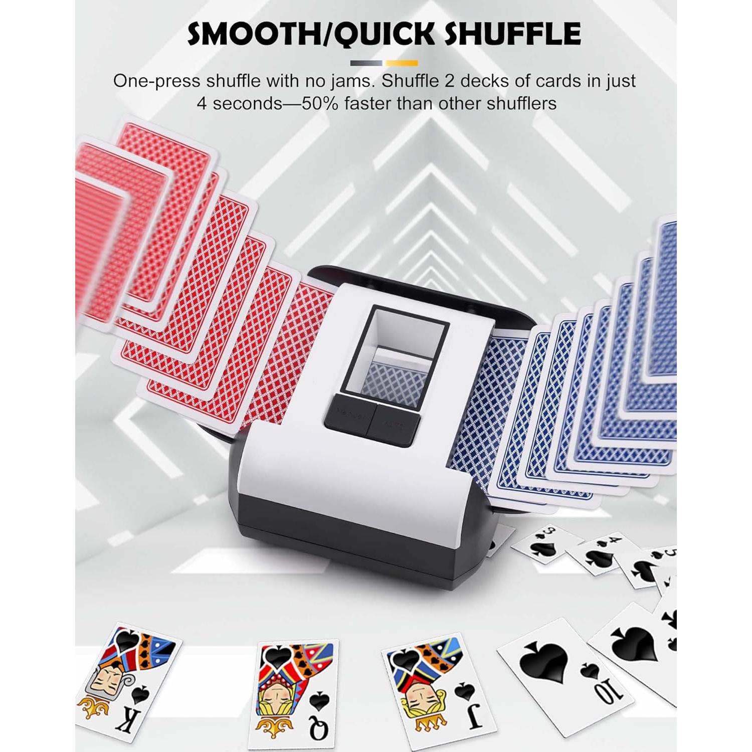 Barajador Automático de Cartas OBLITZON Recargable 2000mAh