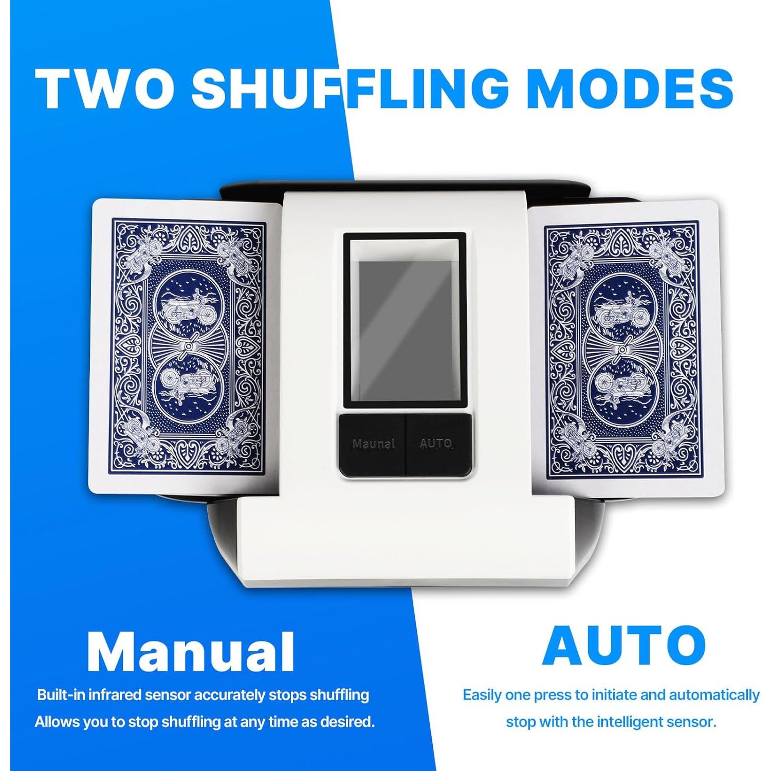 Barajador de Cartas Eléctrico HOLYOWL X1-N1 Recargable 2000mAh