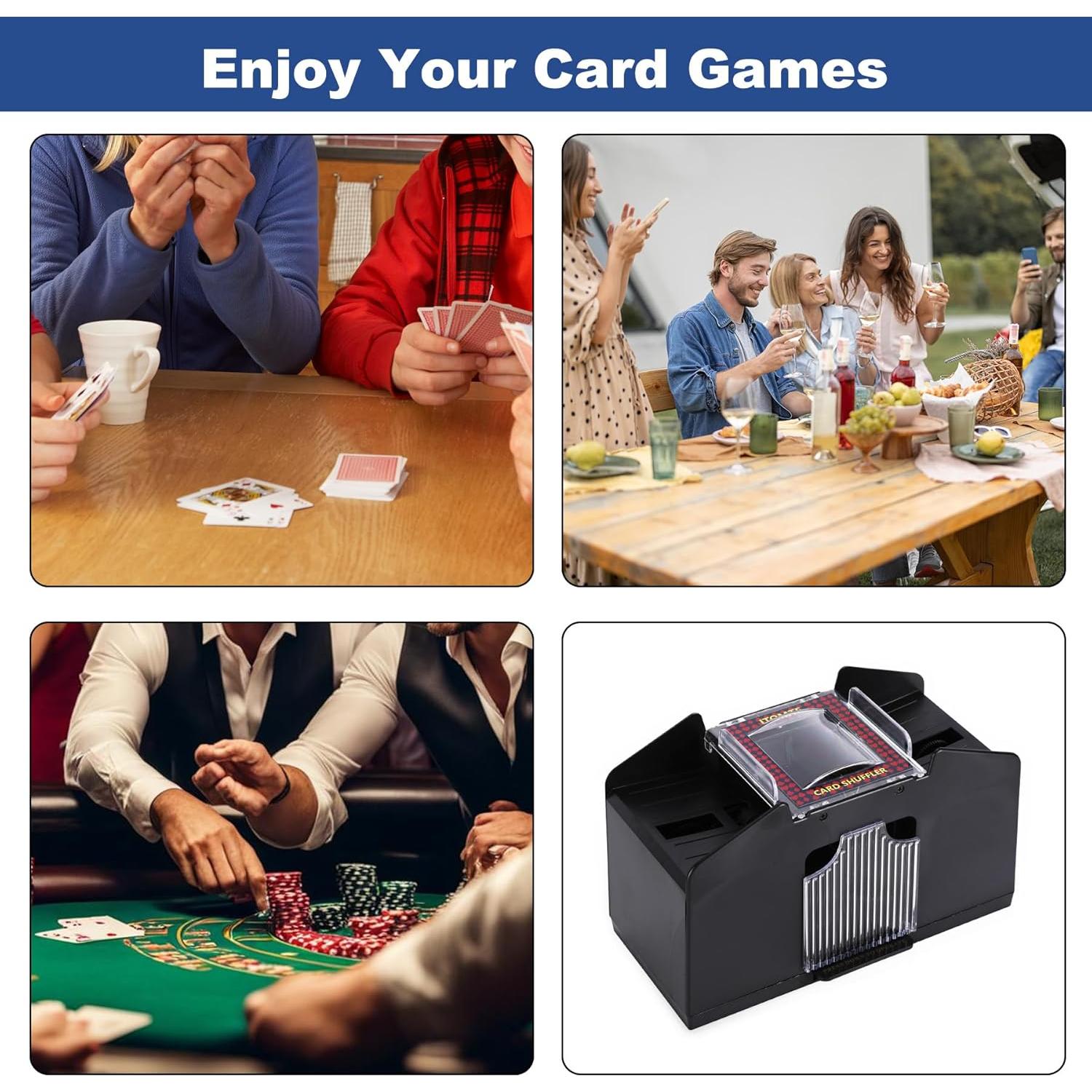 Barajador Automático de Cartas ITOMTE N-54003 Eléctrico 4/6 Barajas