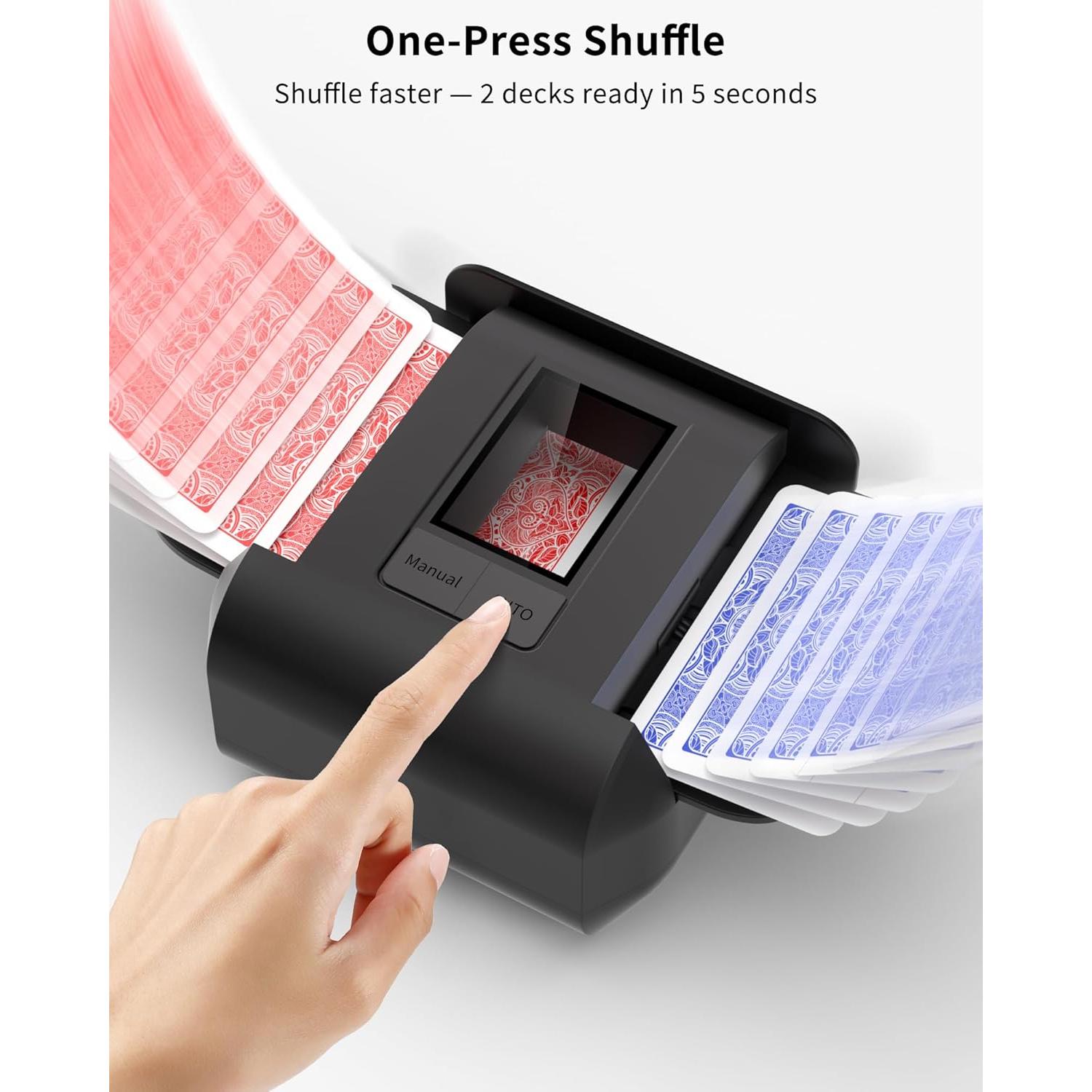Máquina Barajadora Automática INNCNN X1 Recargable USB-C