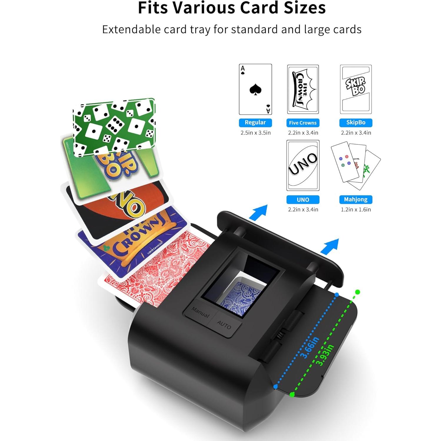 Máquina Barajadora Automática INNCNN X1 Recargable USB-C