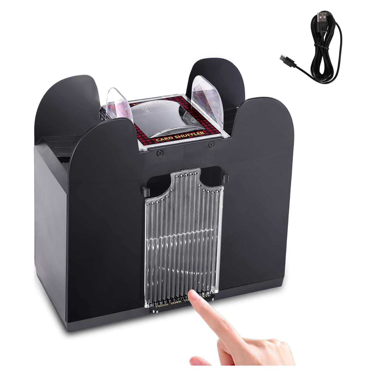 Barajador Automático de Cartas ITOMTE 6 Barajas USB-C