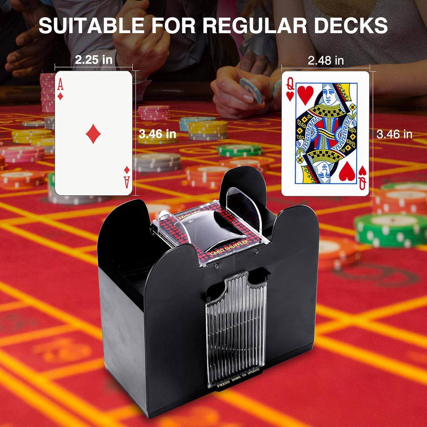 Barajador Automático de Cartas ITOMTE 6 Barajas USB-C