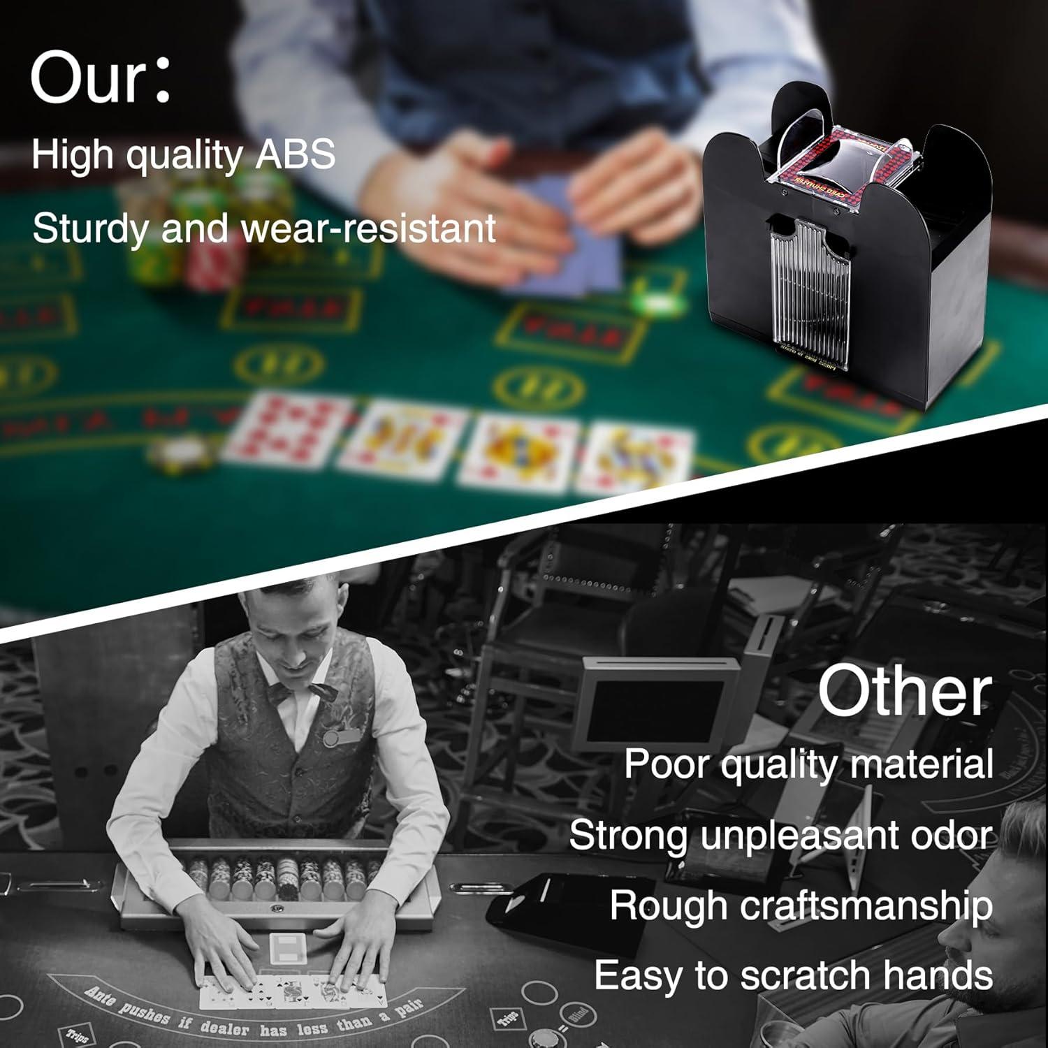 Barajador Automático de Cartas ITOMTE 6 Barajas USB-C