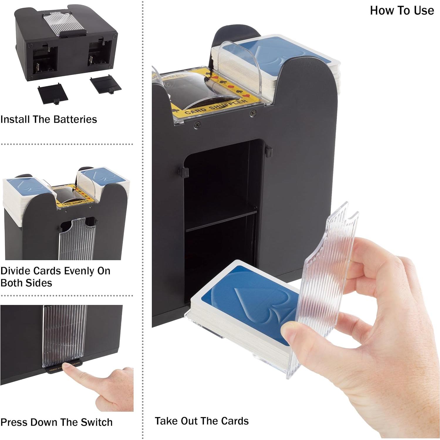 Barajador Automático de Cartas 6 Barajas Trademark Poker