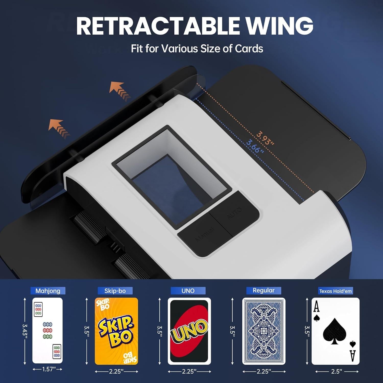 Barajador Automático de Cartas DrawPies X1 Recargable 2000mAh