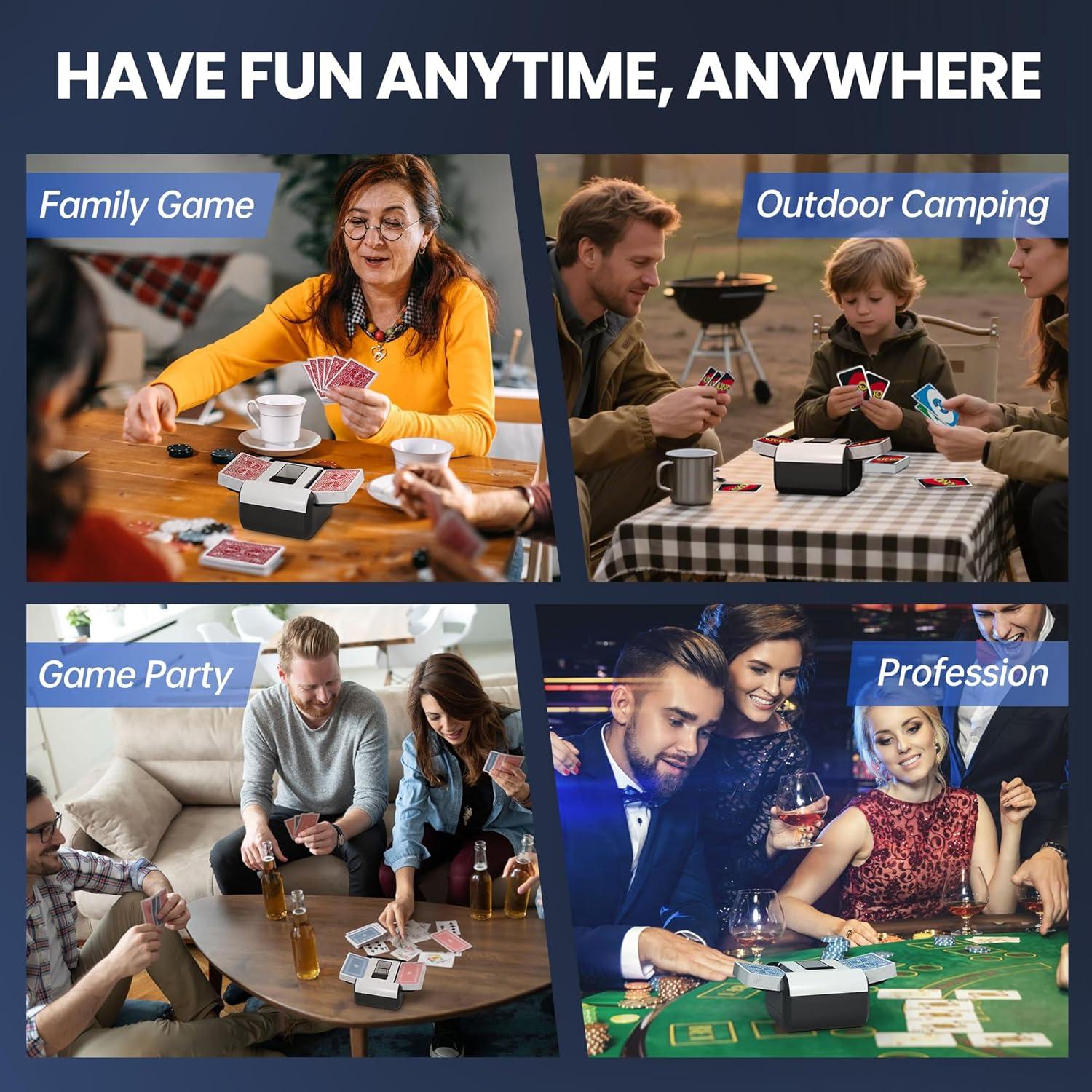 Barajador Automático de Cartas DrawPies X1 Recargable 2000mAh