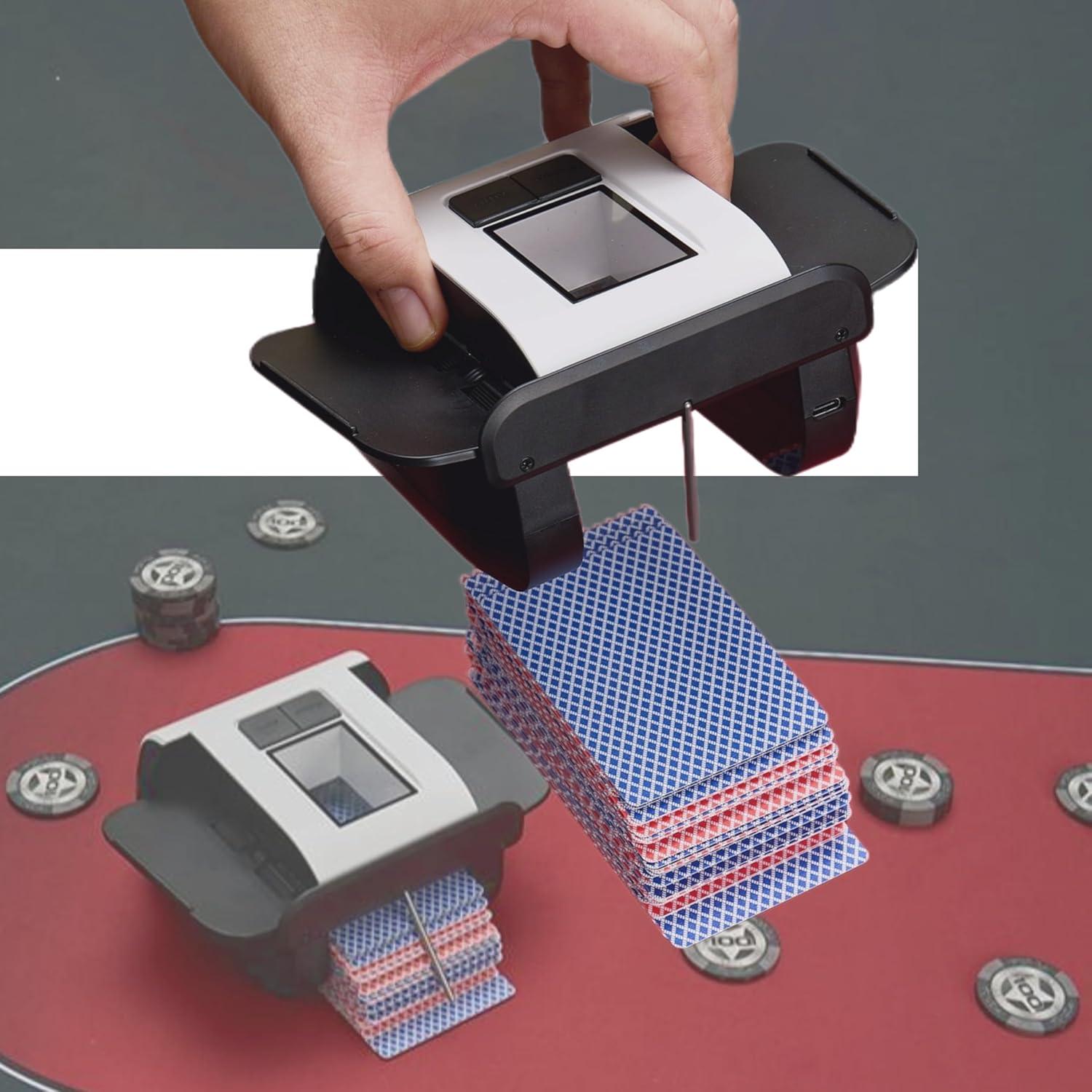 Barajadora Automática de Cartas CUIYKAI X1 Recargable 2000mAh