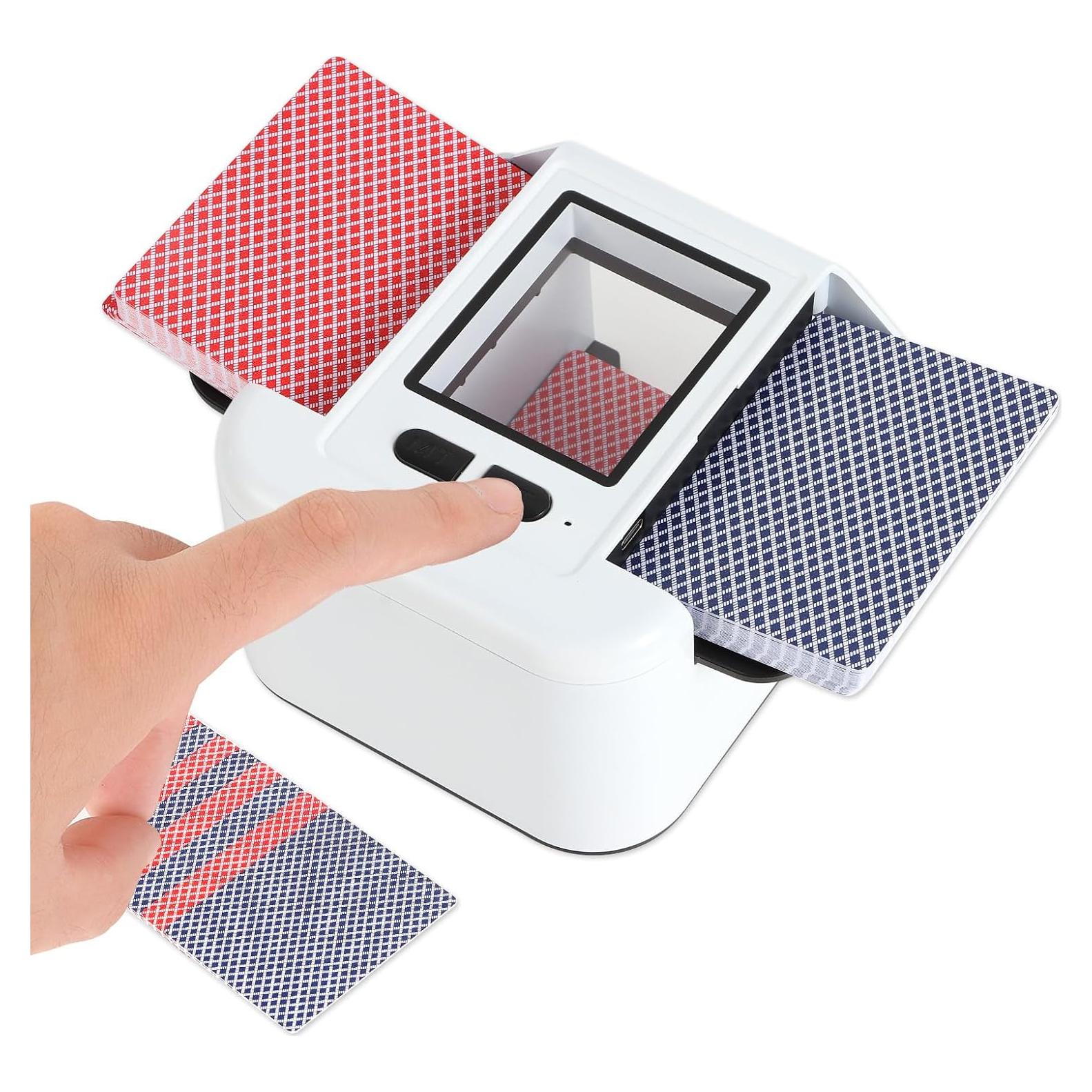 Barajador de Cartas Automático AOKUY - Batería 2000mAh, Silencioso