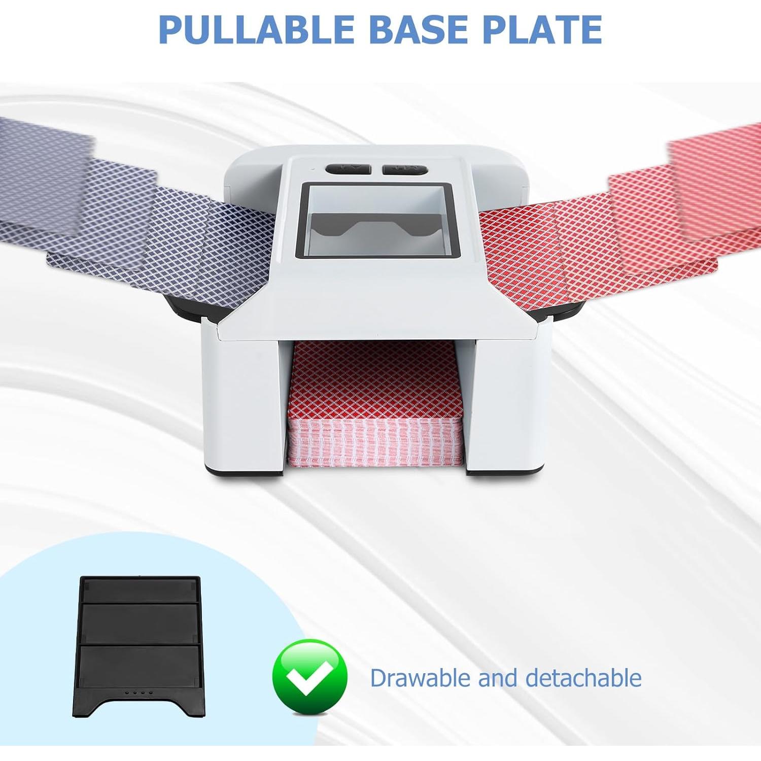 Barajador de Cartas Automático AOKUY - Batería 2000mAh, Silencioso
