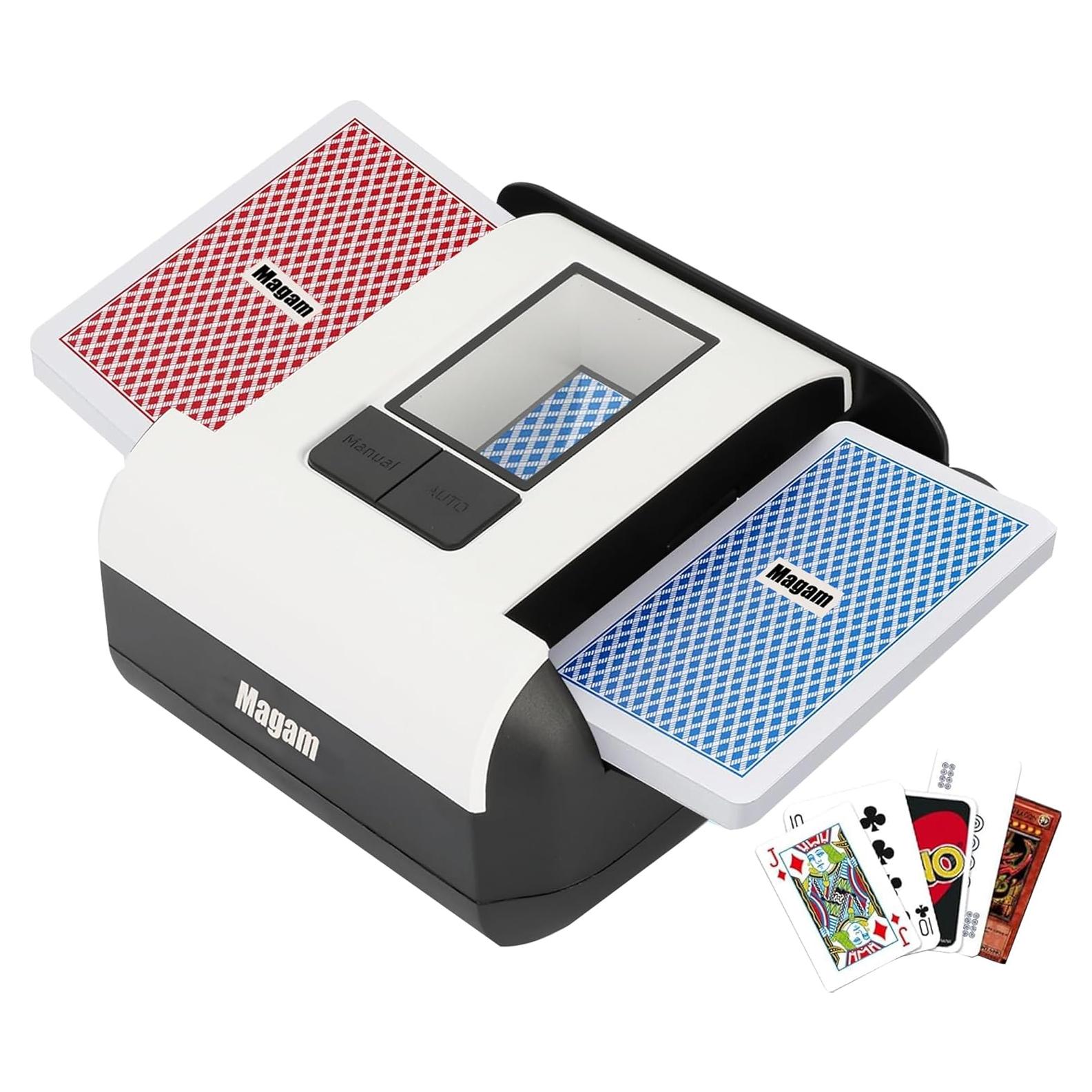 Barajador de Cartas Automático Magam - 2 Barajas, Silencioso