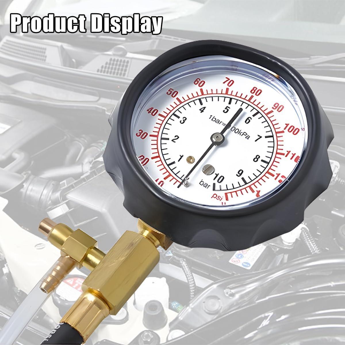 Kit de Prueba de Presión de Combustible FALVFUN 0-10bar