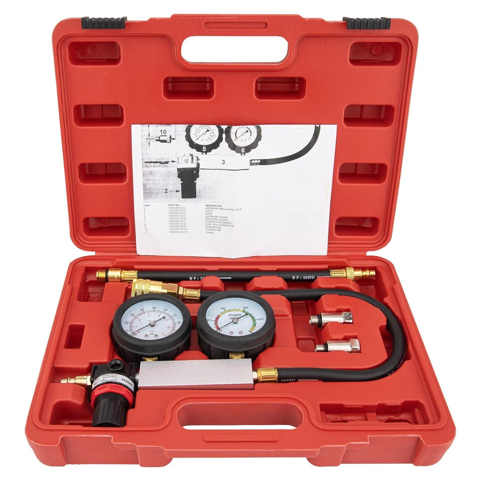 Kit Probador de Fugas de Cilindro Tu-21 para Automóviles y Camiones