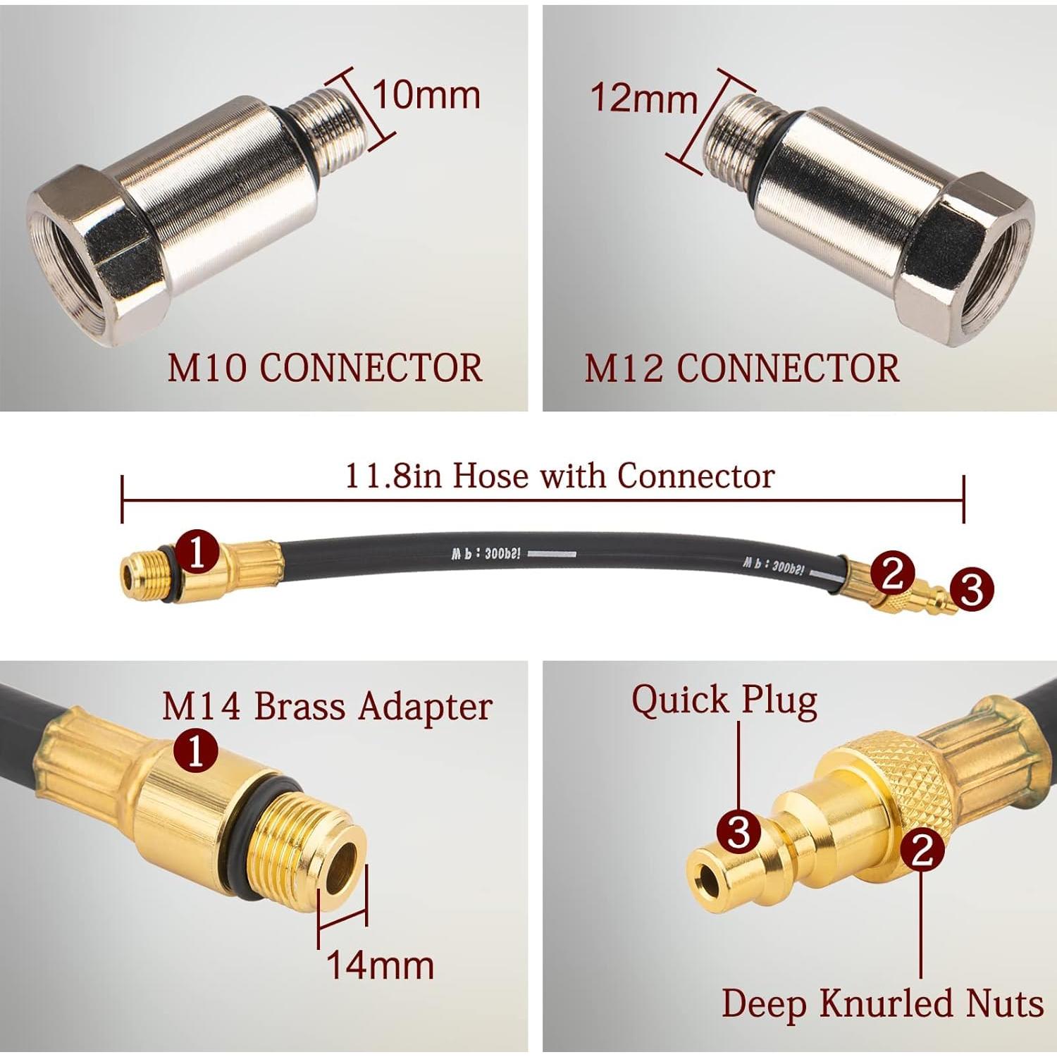 Kit Probador de Fugas de Cilindro Tu-21 para Automóviles y Camiones