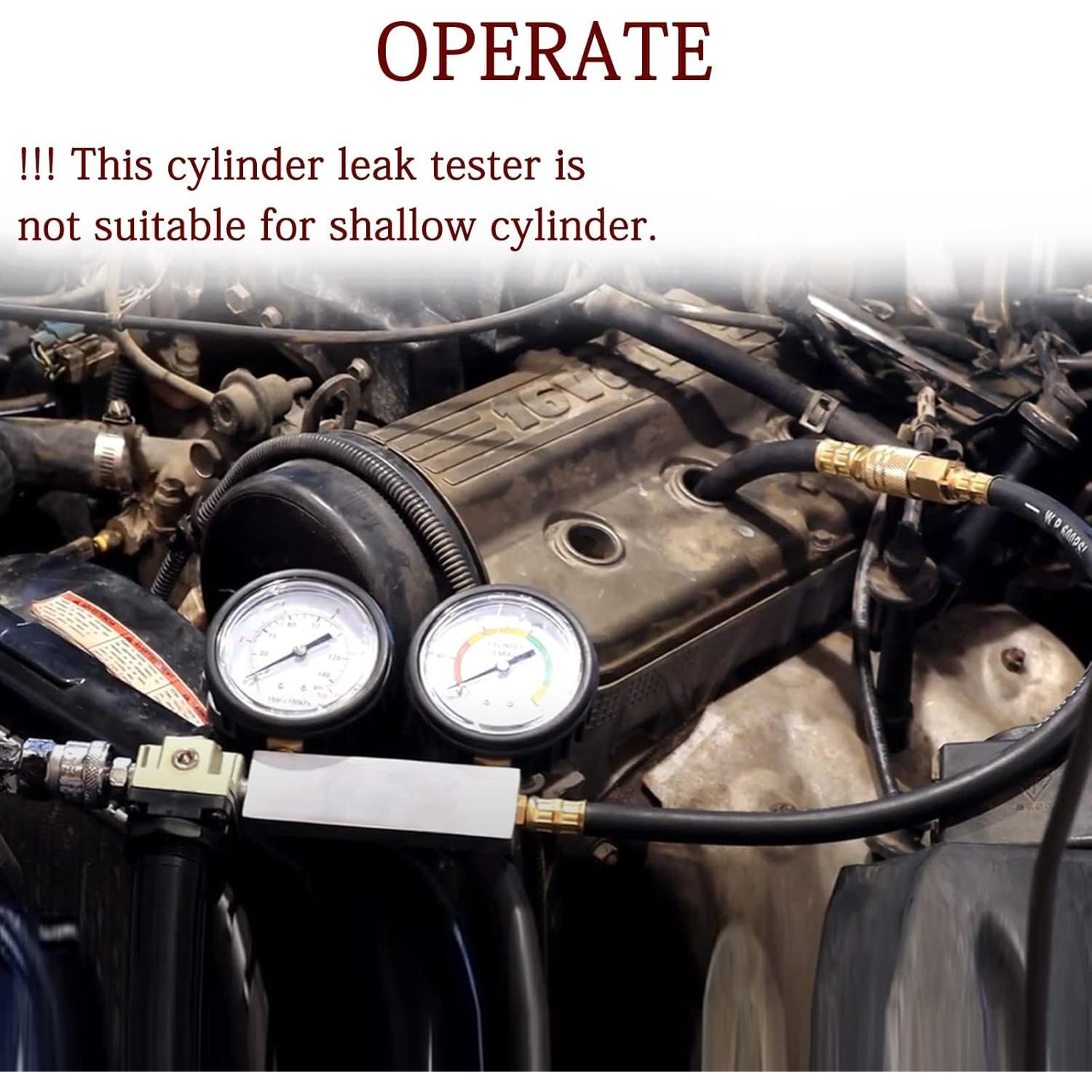 Kit Probador de Fugas de Cilindro Tu-21 para Automóviles y Camiones