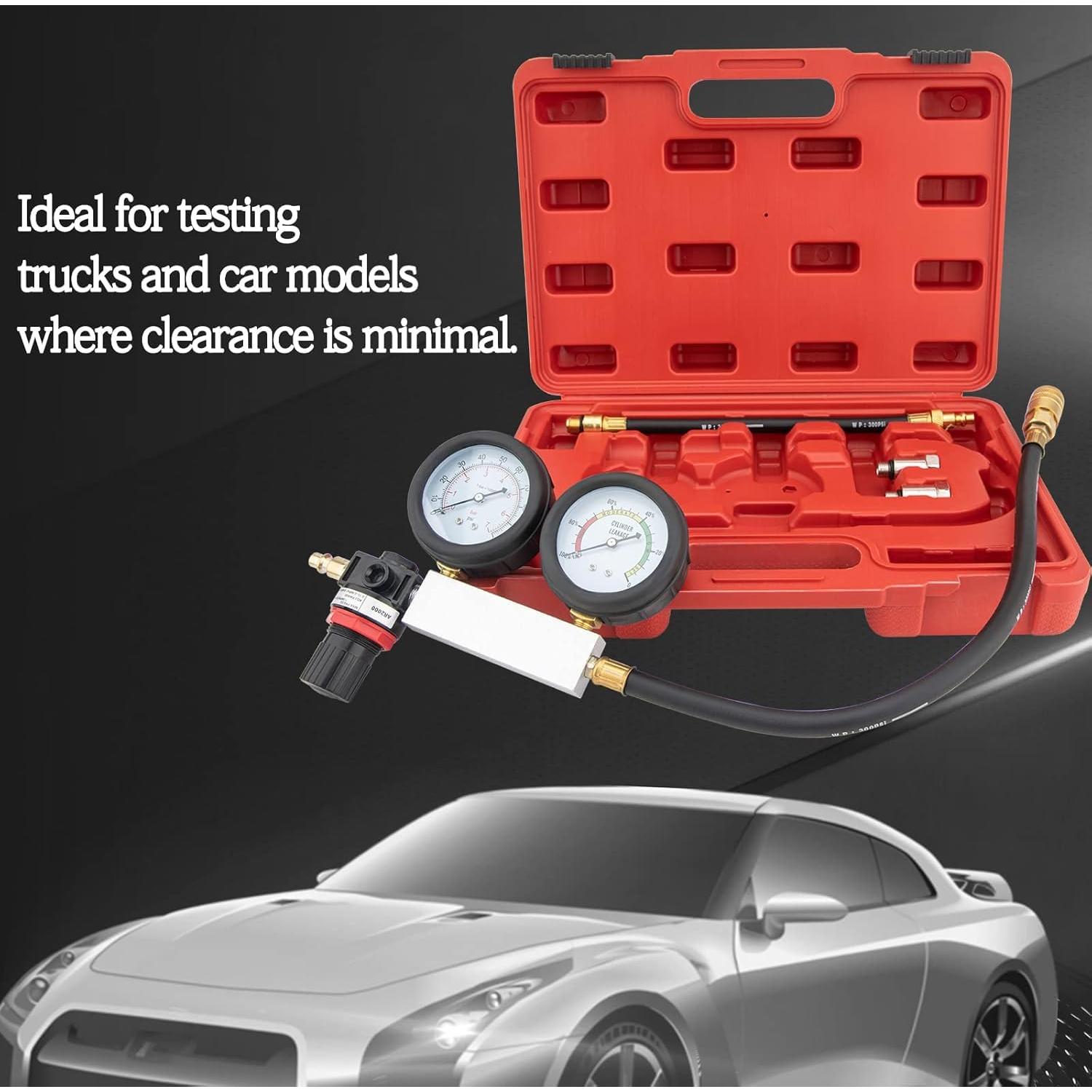 Kit Probador de Fugas de Cilindro Tu-21 para Automóviles y Camiones