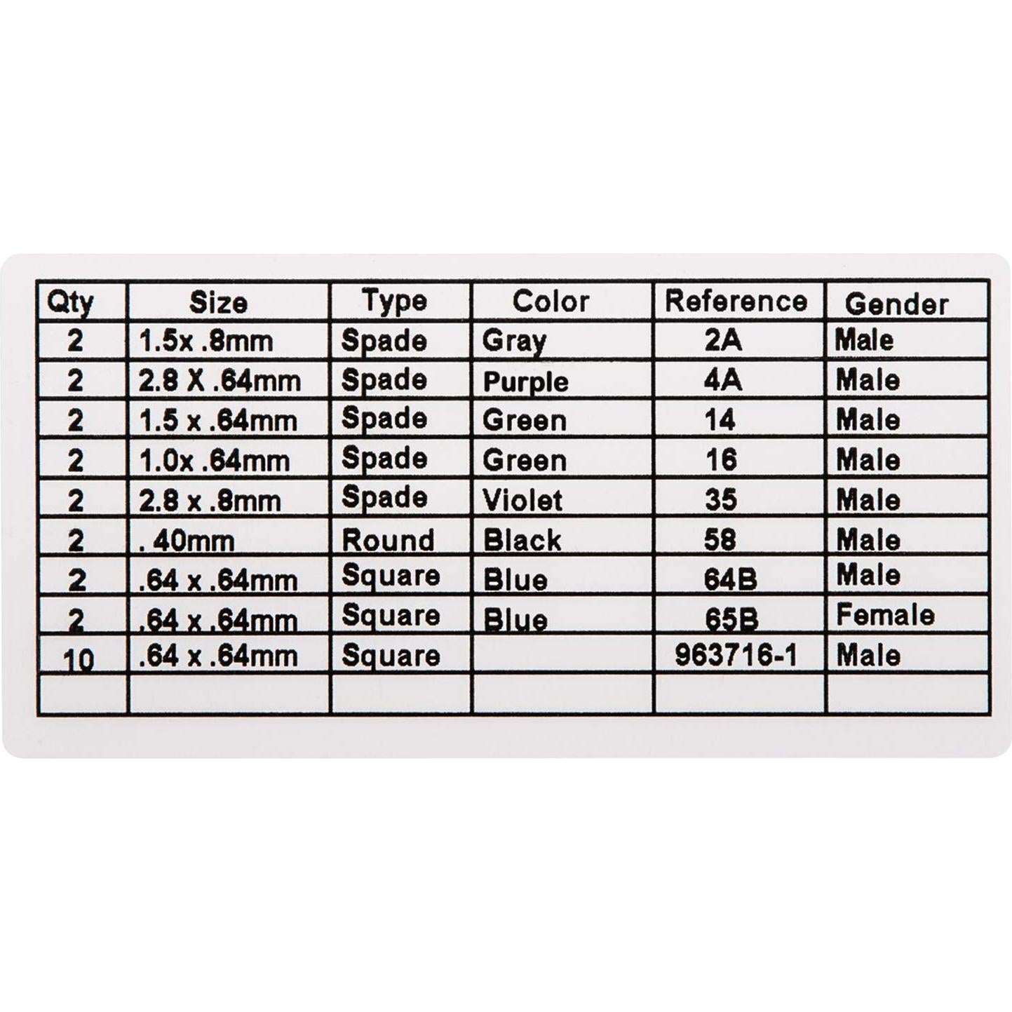 Kit de Probes de Prueba Terminal GM J-35616 26 PCS con Caja