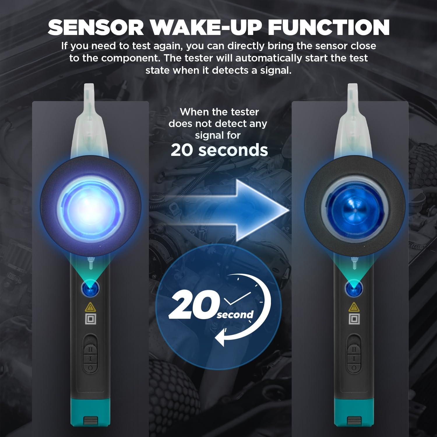 Kit de Prueba de Bobina de Encendido AKEVER con Diagnóstico LED