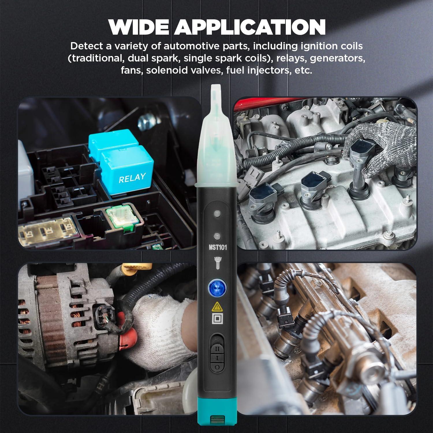 Kit de Prueba de Bobina de Encendido AKEVER con Diagnóstico LED