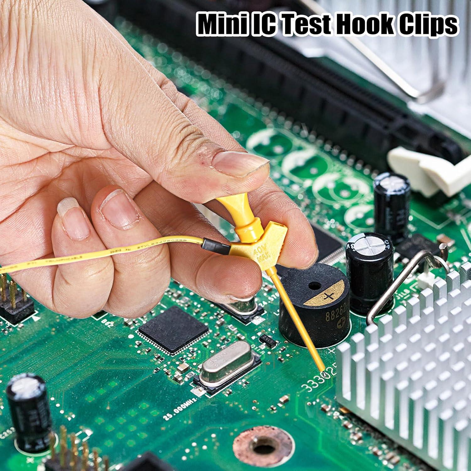 Kit de Clips de Prueba Sumnacon 10 Pcs 5 Colores para IC