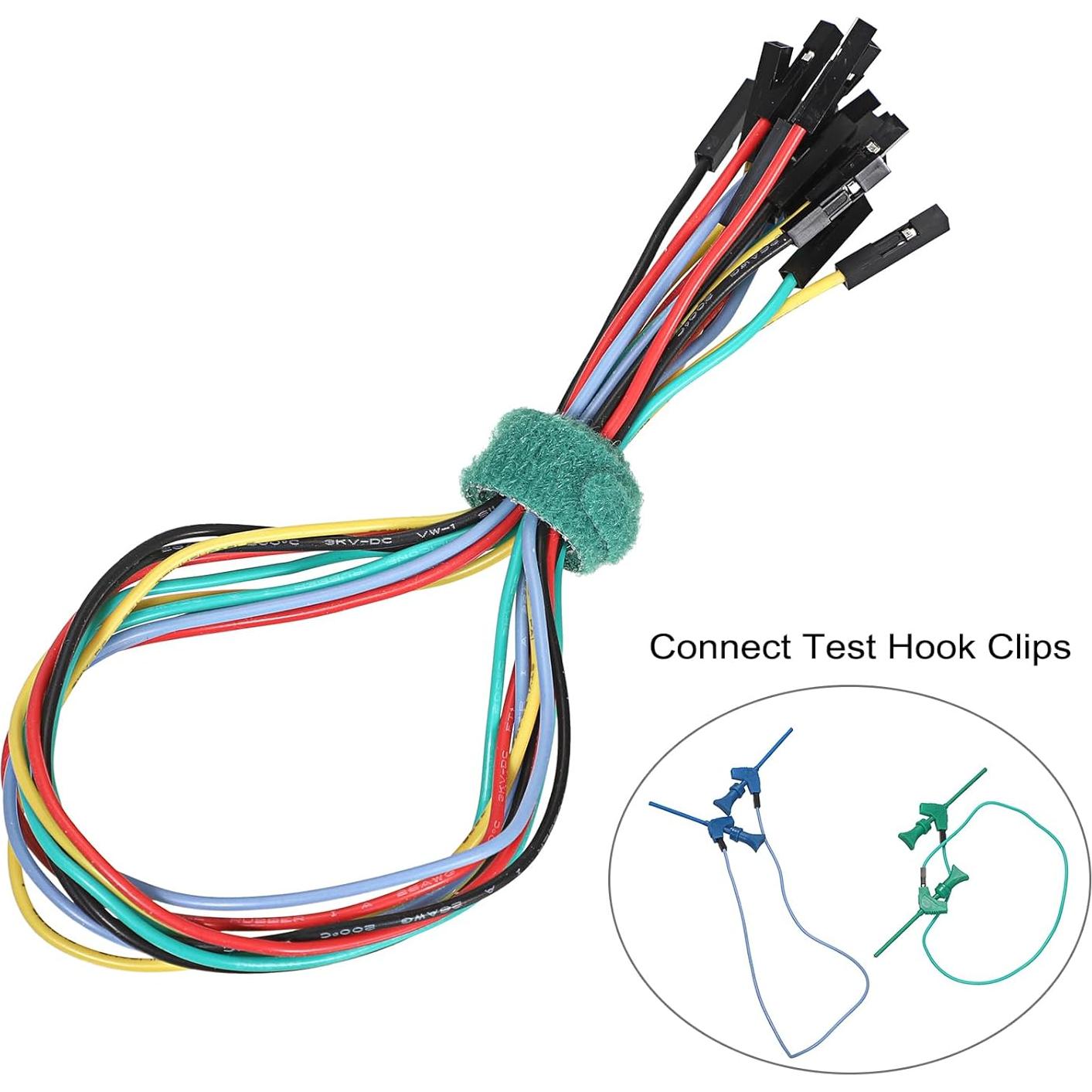 Kit de Clips de Prueba Sumnacon 10 Pcs 5 Colores para IC