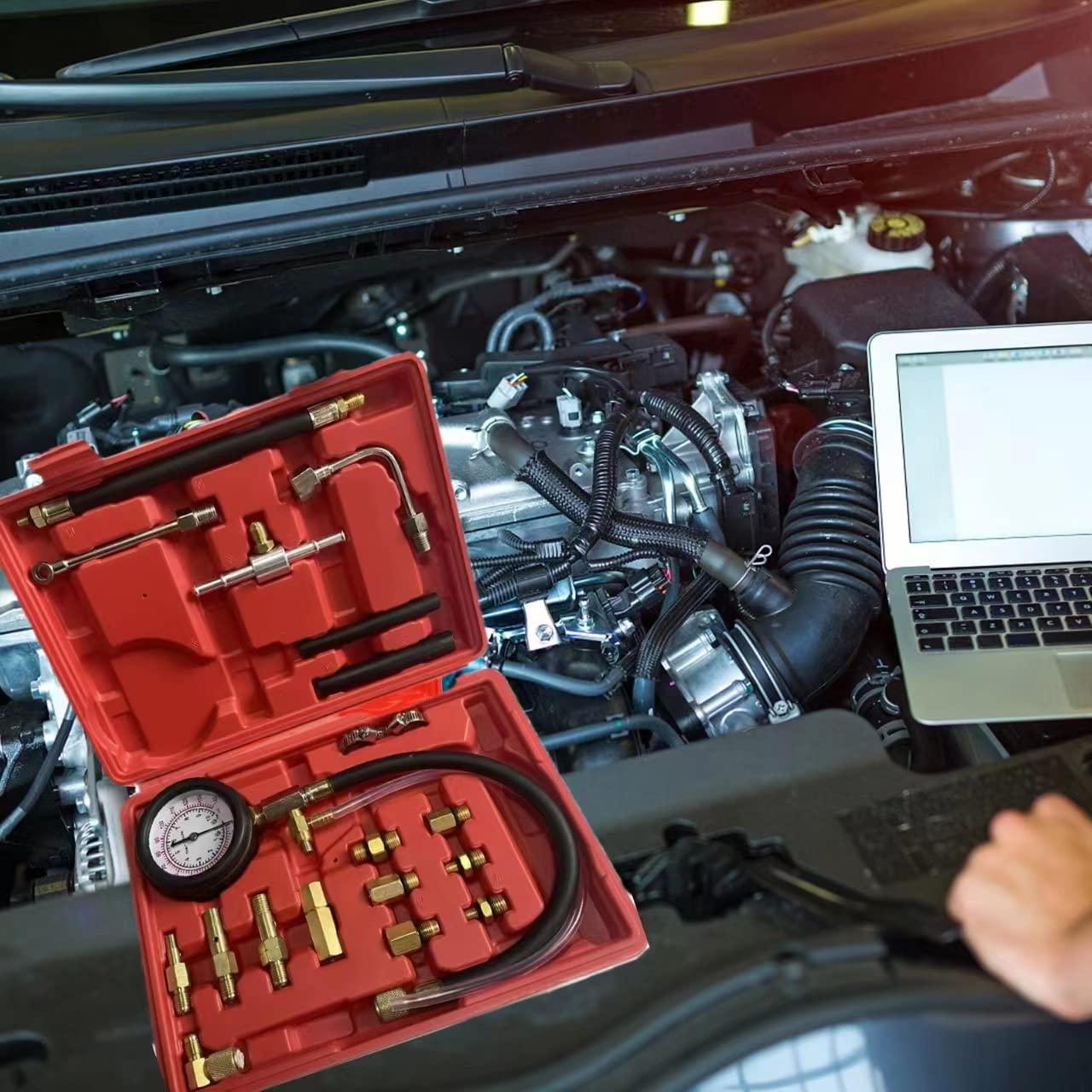 Kit Probador de Presión de Combustible ZJERYL GULL 0-10 Bar