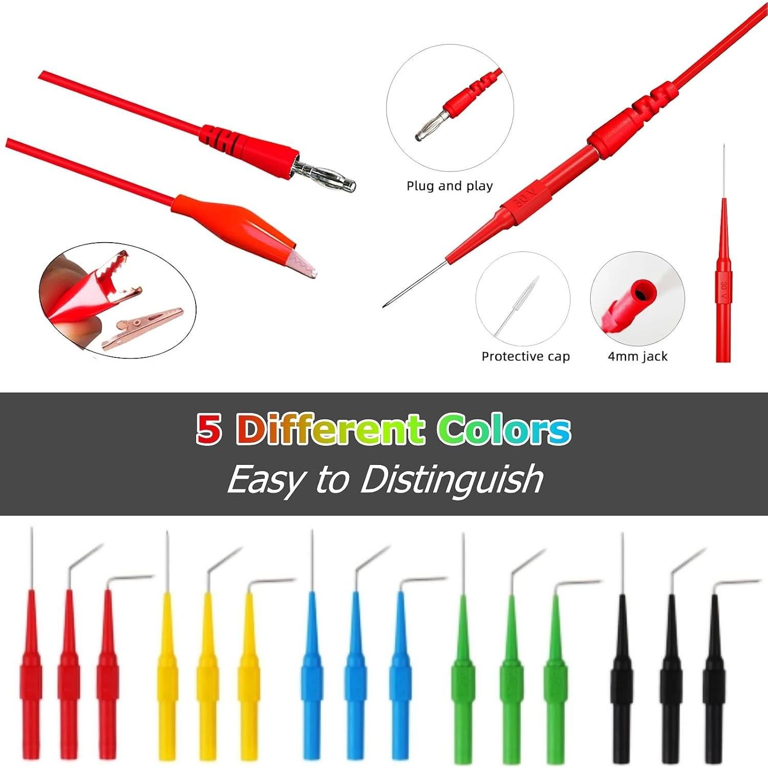 Kit de Probes de Espalda 22PCS ALWORKKIT para Pruebas Eléctricas