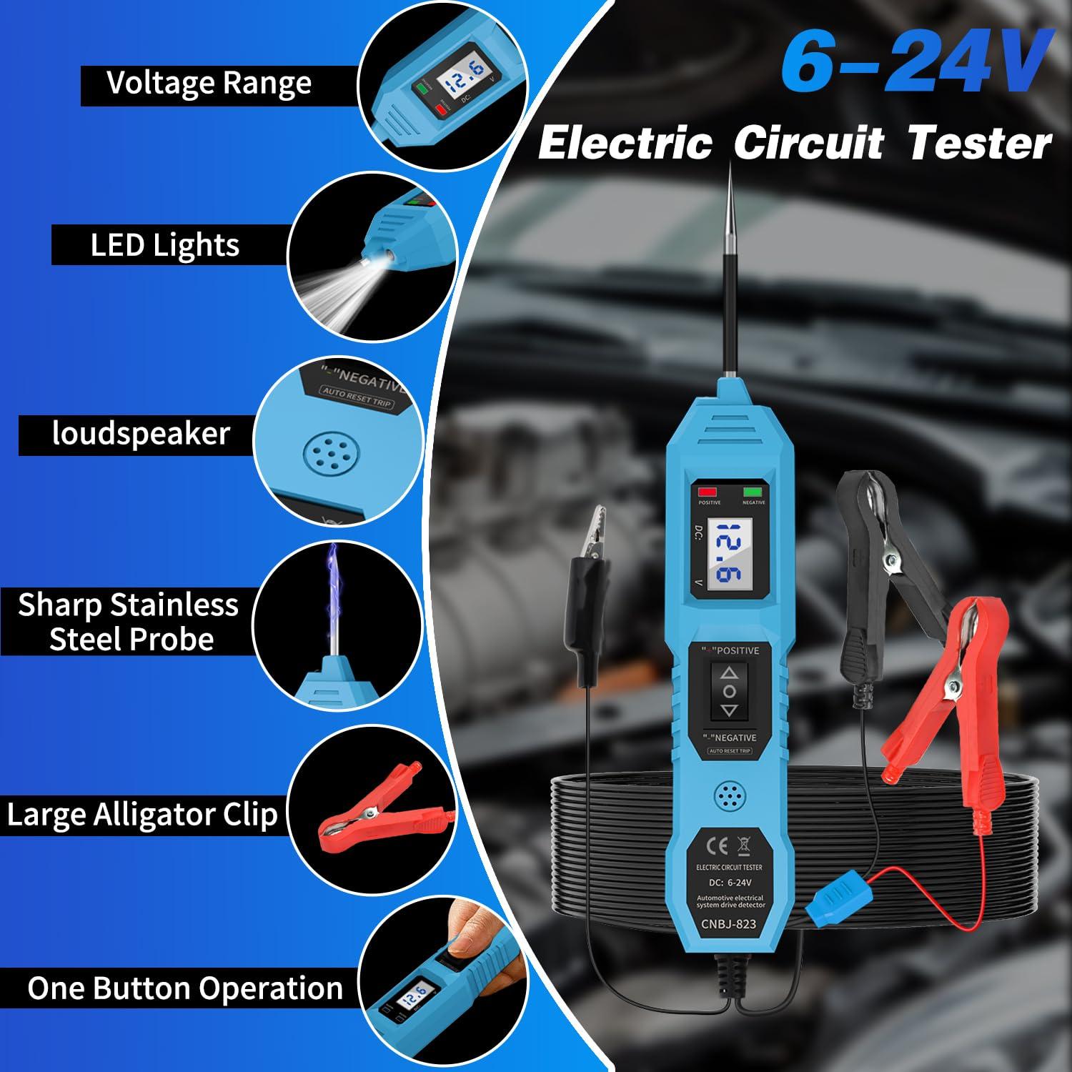 Probador de Circuitos Automotriz Ansbell 6V-36V Multifuncional