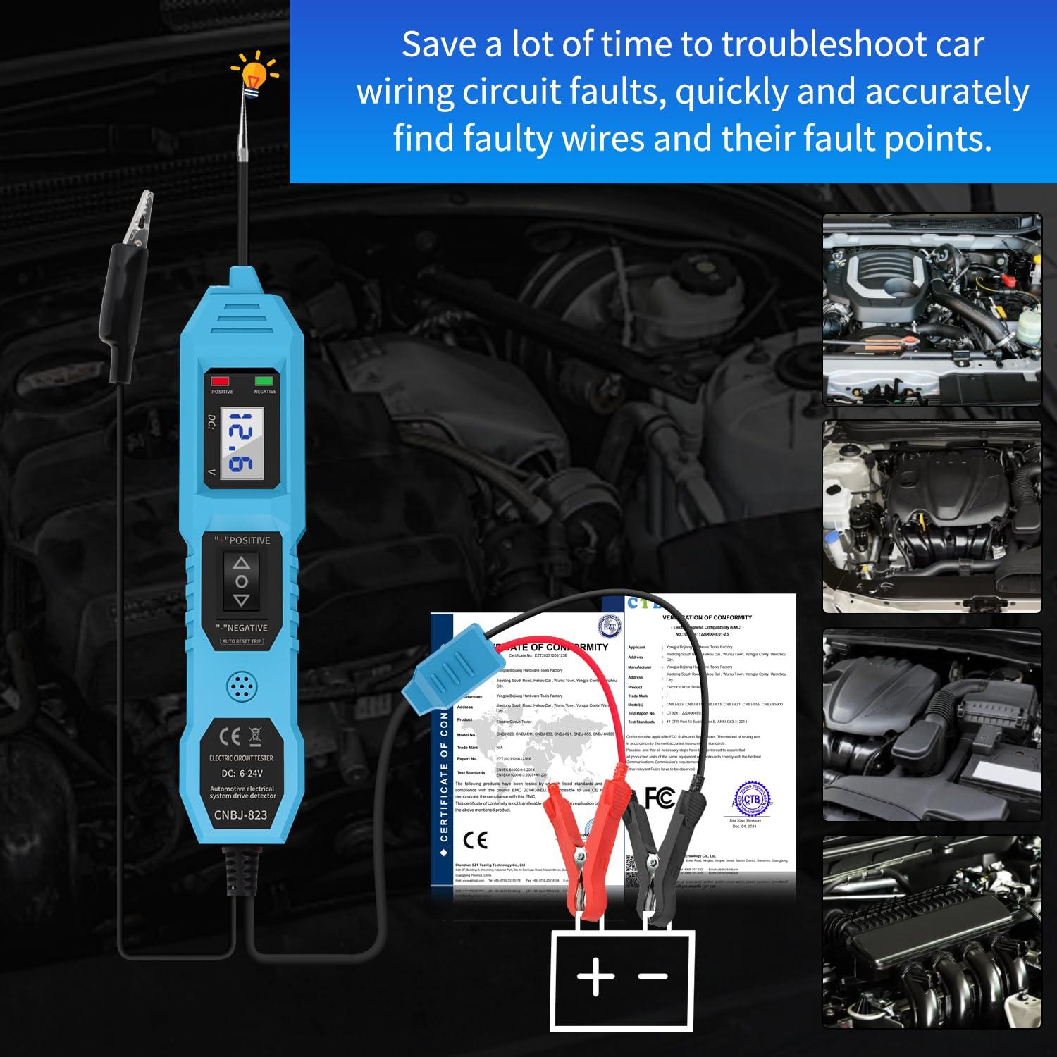 Probador de Circuitos Automotriz Ansbell 6V-36V Multifuncional