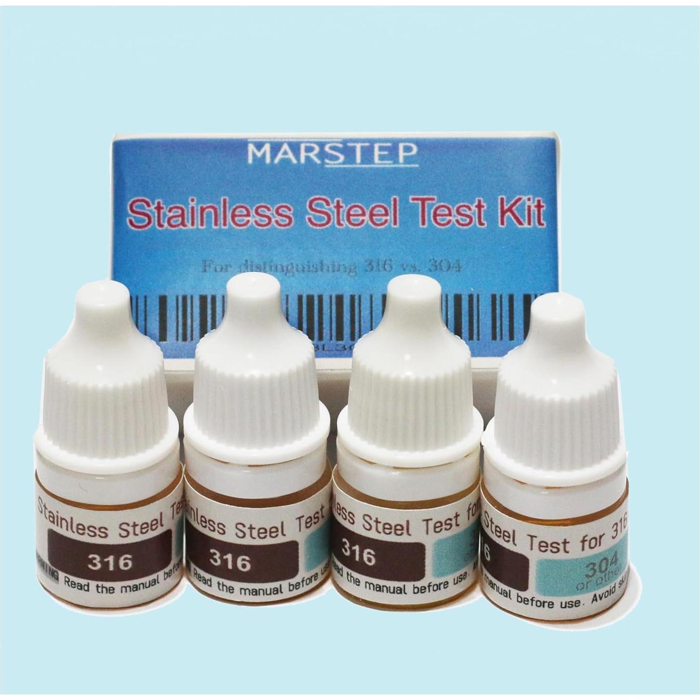 Kit de Prueba Acero Inoxidable 316/304 MARSTEP 100 Tests