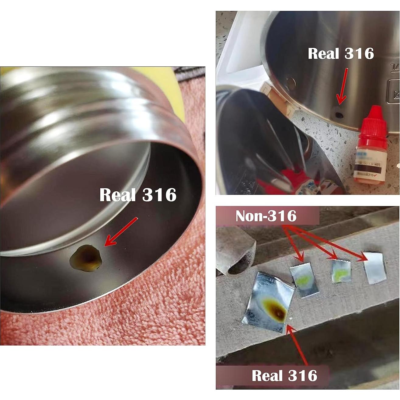 Kit de Prueba Acero Inoxidable 316/304 MARSTEP 100 Tests