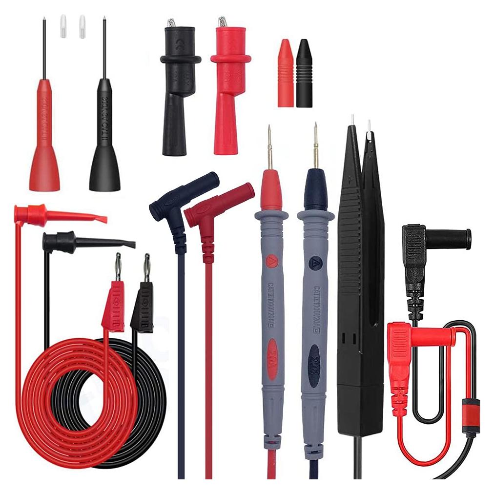 Juego de Cables de Prueba MOGAOPI TL-01 1000V 20A con Clips