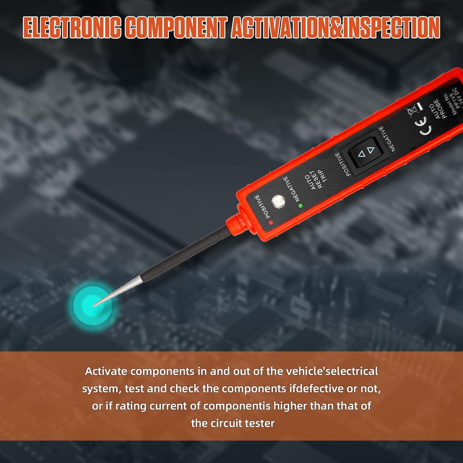 Probador de Cortocircuito LUTIFIX 6V-24V con Alarma LED