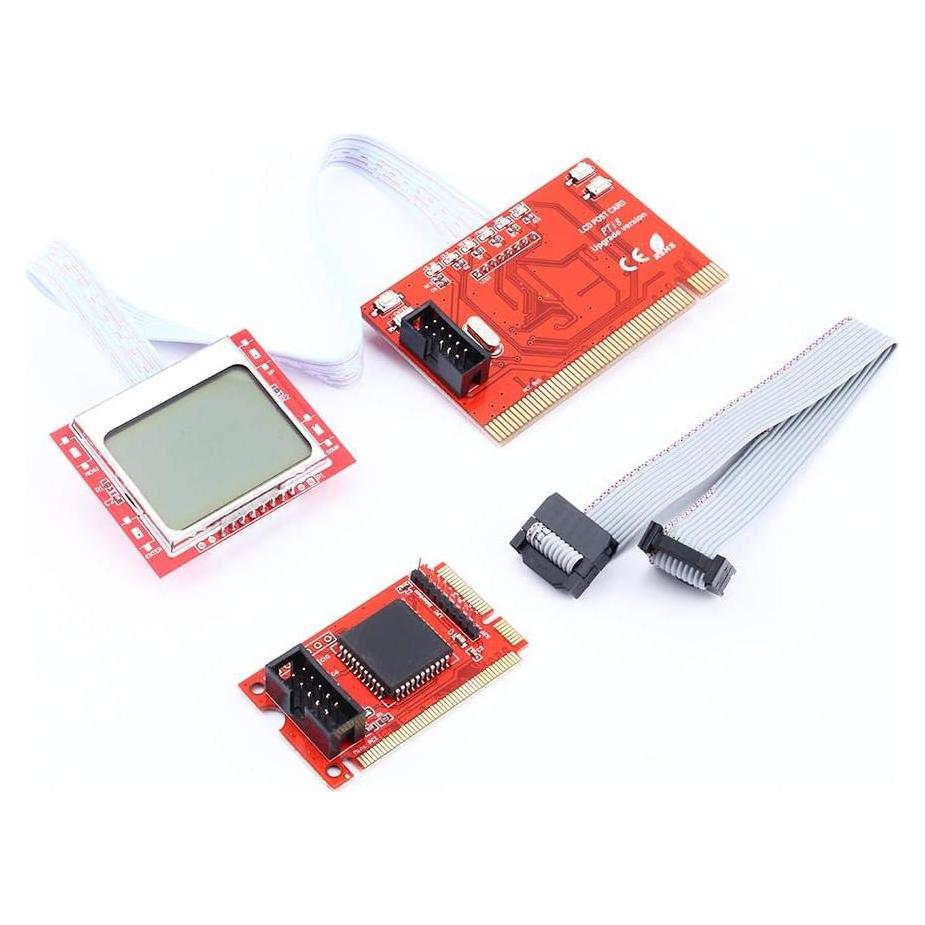 Tester Diagnóstico POST LCD POCREATION PTI8 para PC y Laptop