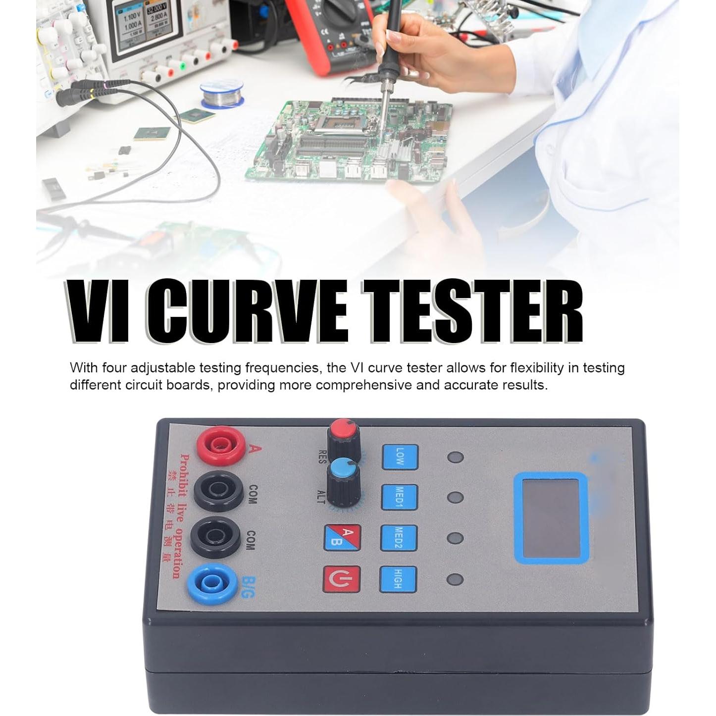 Probador de Curva VI FTVOGUE Portátil 2 Canales 3000mAh