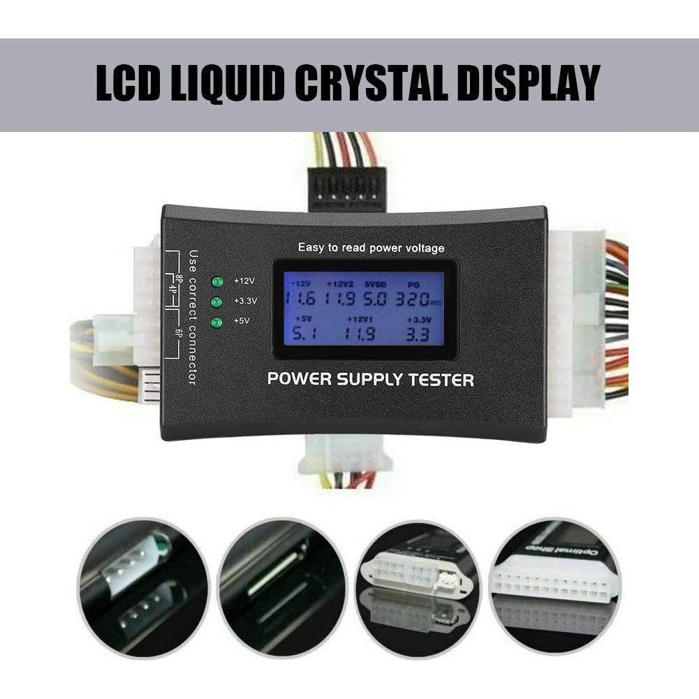 Probador de Fuente de Poder ATX Vbestlife con Pantalla LCD