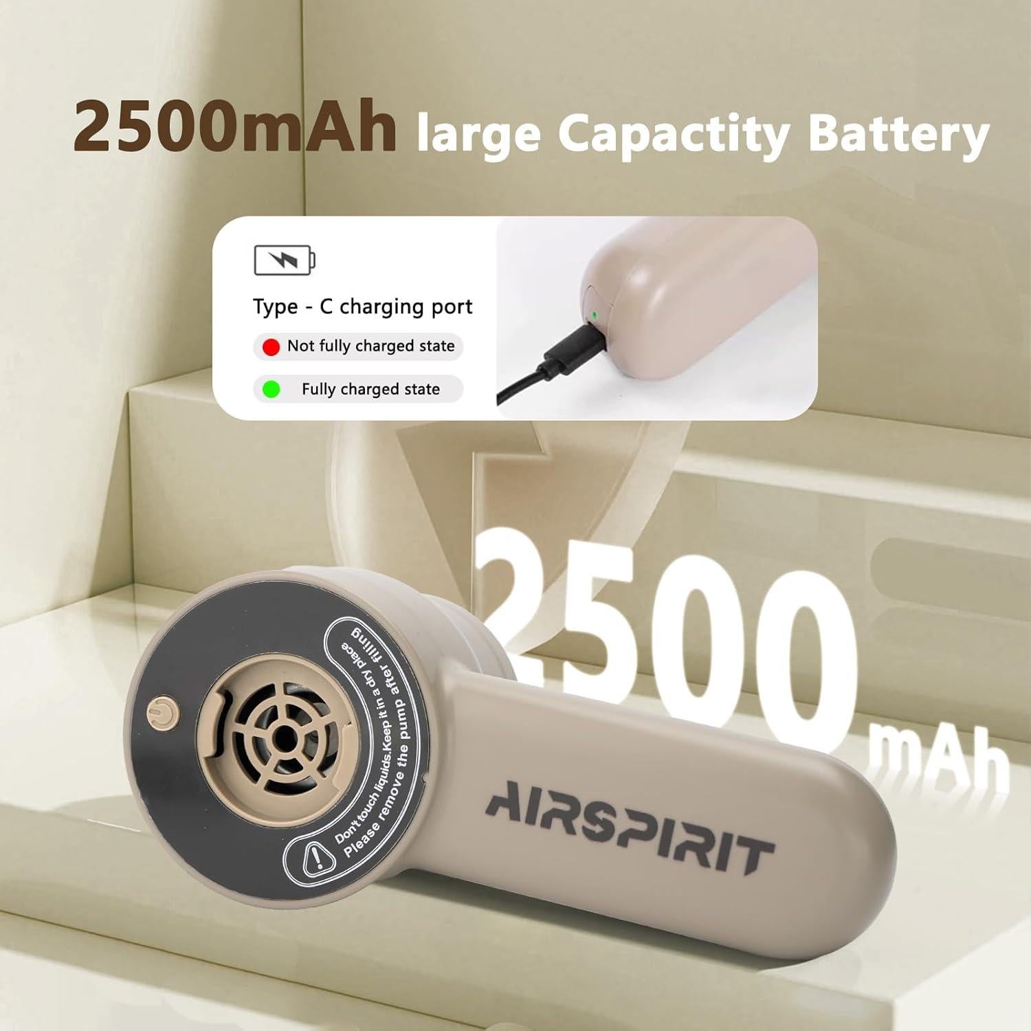 Bomba de Aire Eléctrica Portátil AIRSPIRIT MULTIPUMP 02KK 600L/min