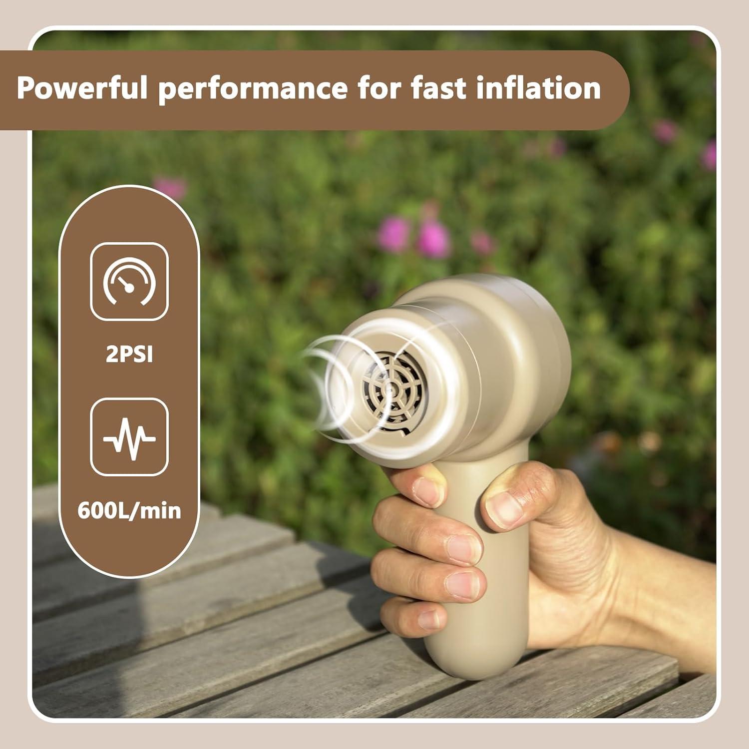 Bomba de Aire Eléctrica Portátil AIRSPIRIT MULTIPUMP 02KK 600L/min