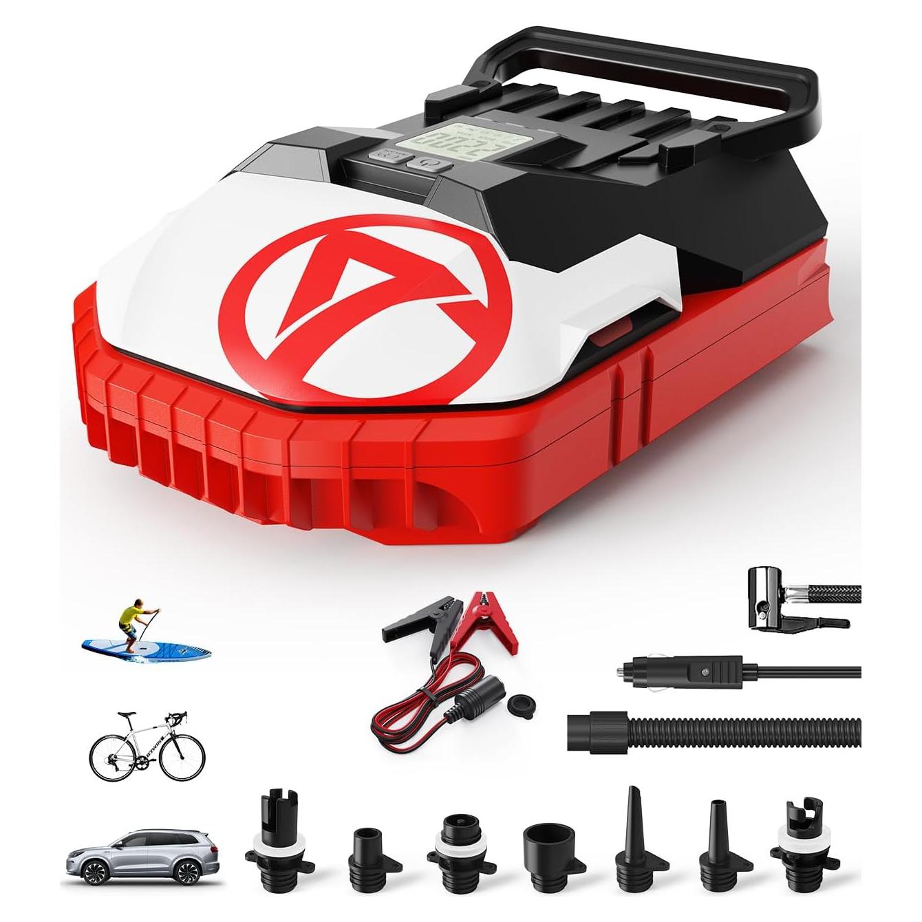 Bomba Eléctrica Gicle 881H 60PSI para Paddle Board y Neumáticos