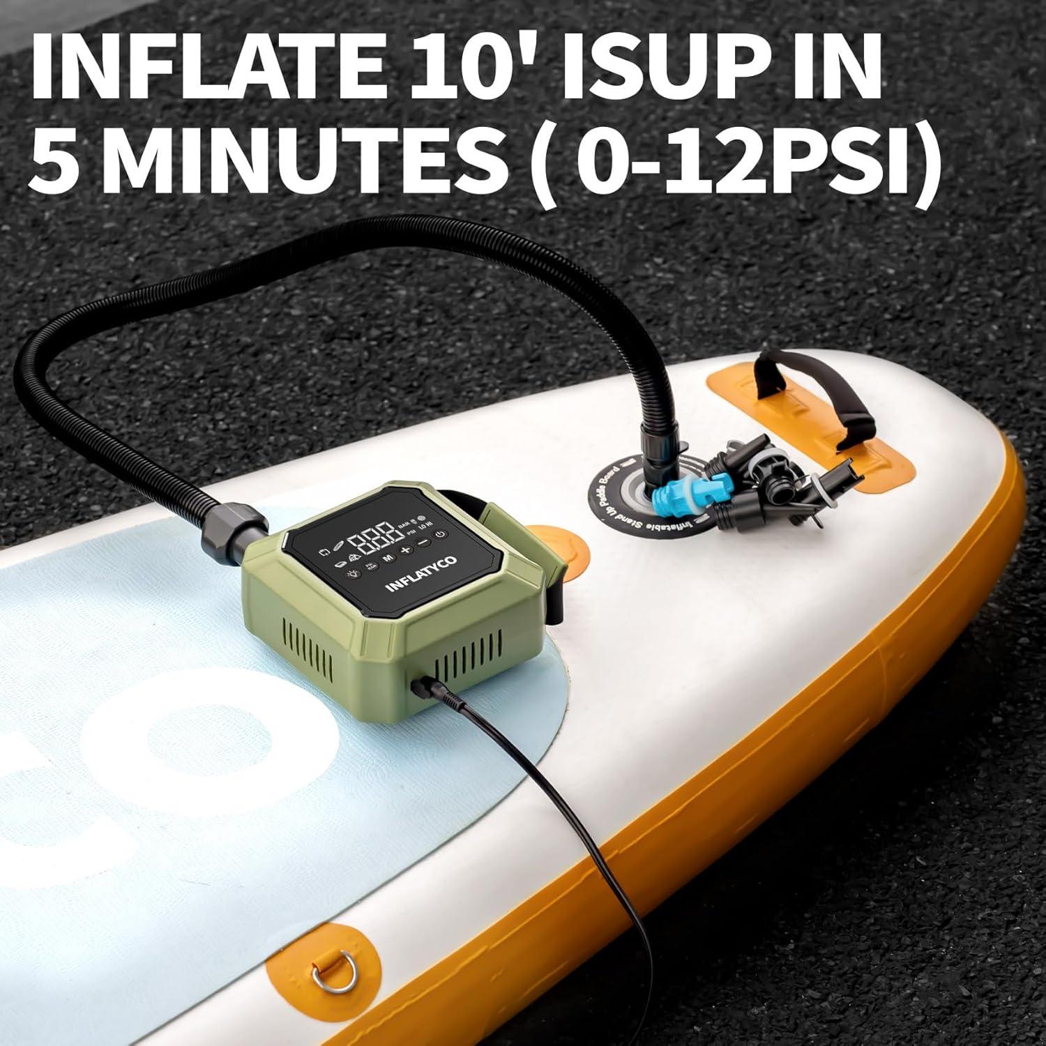 Bomba Eléctrica Inflable INFLATYCO Mini Pilot Whale 20PSI